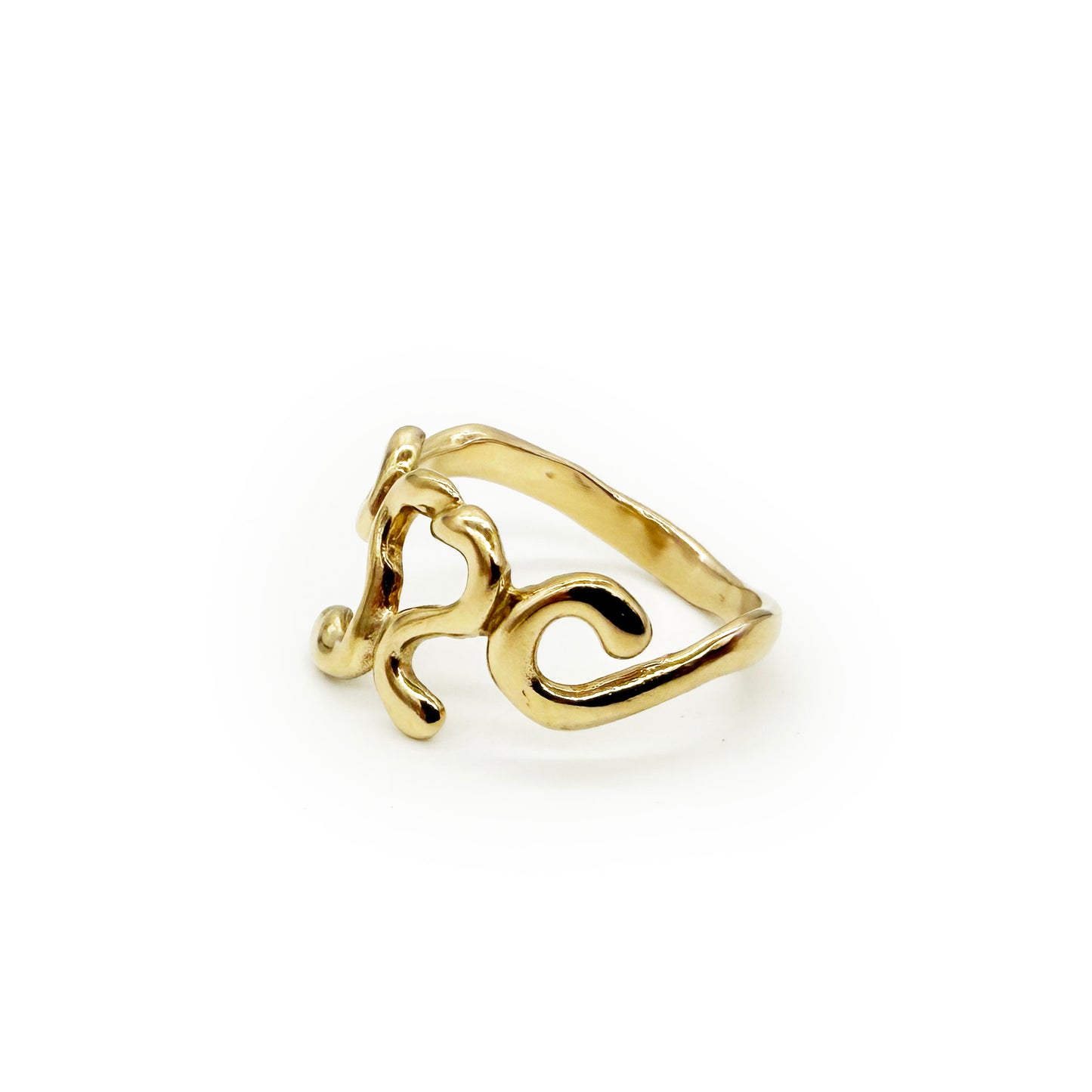 Asyl Brass Dainty Ring