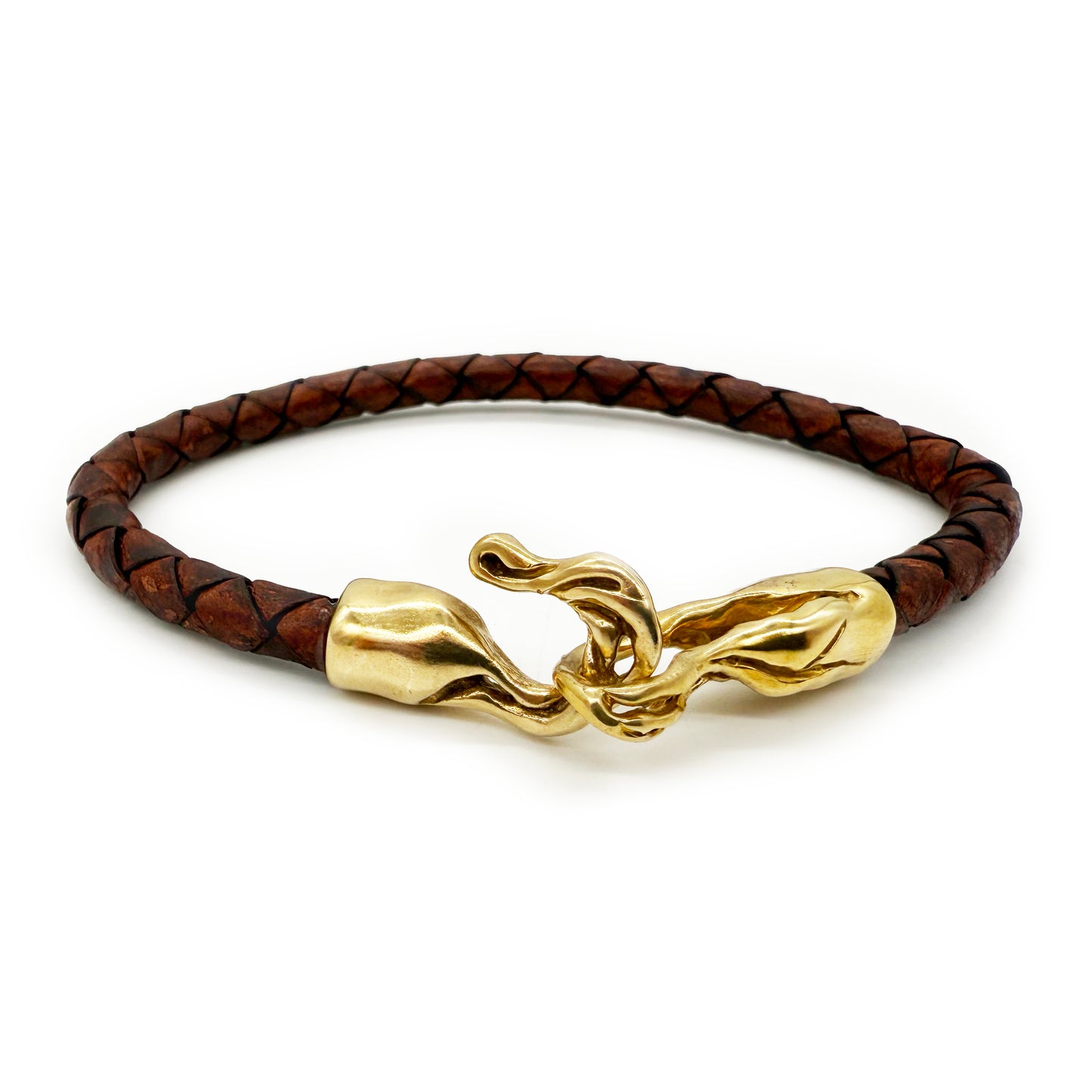 Cancer Brass Brown Bracelet
