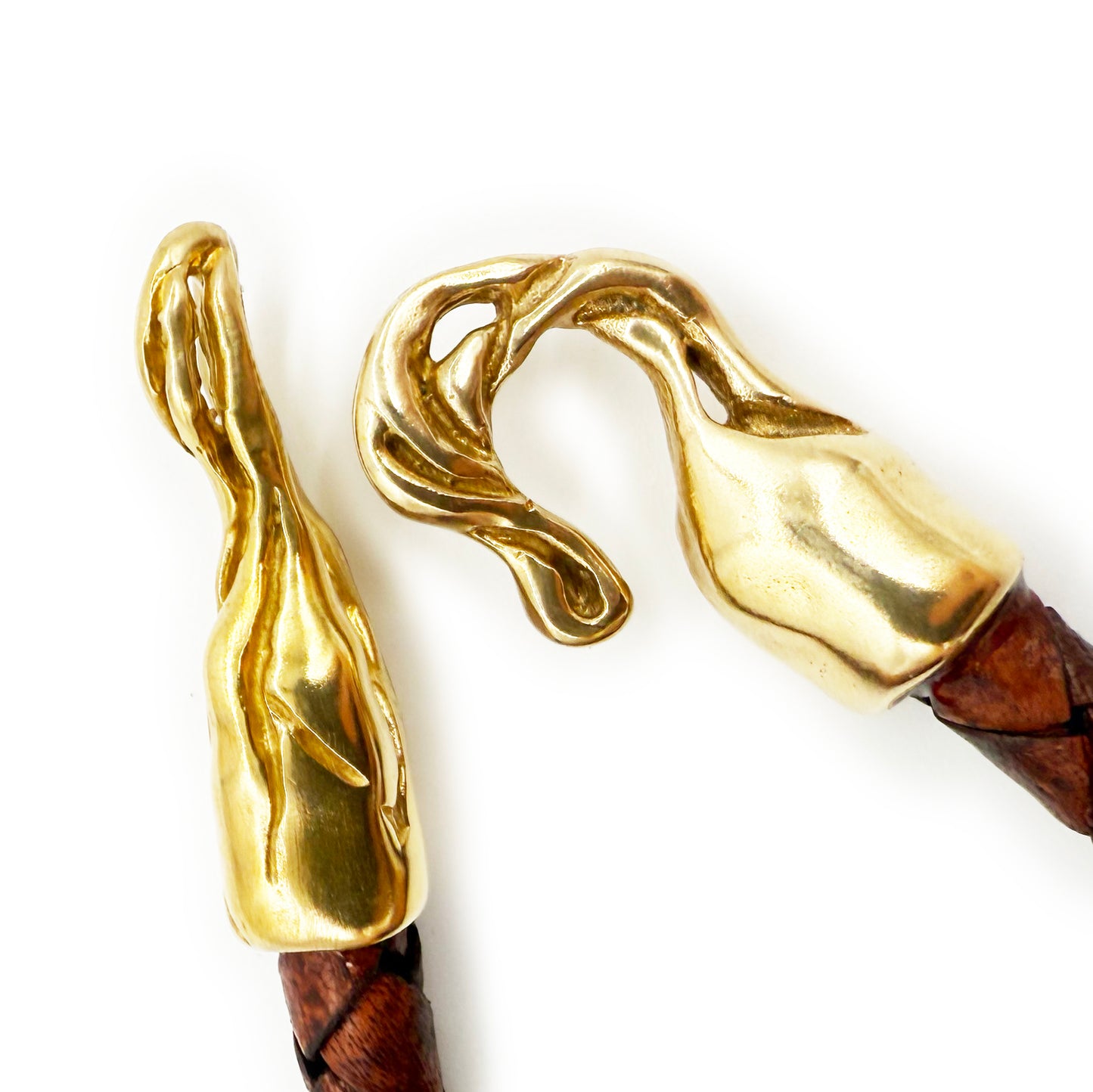 Cancer Brass Brown Bracelet