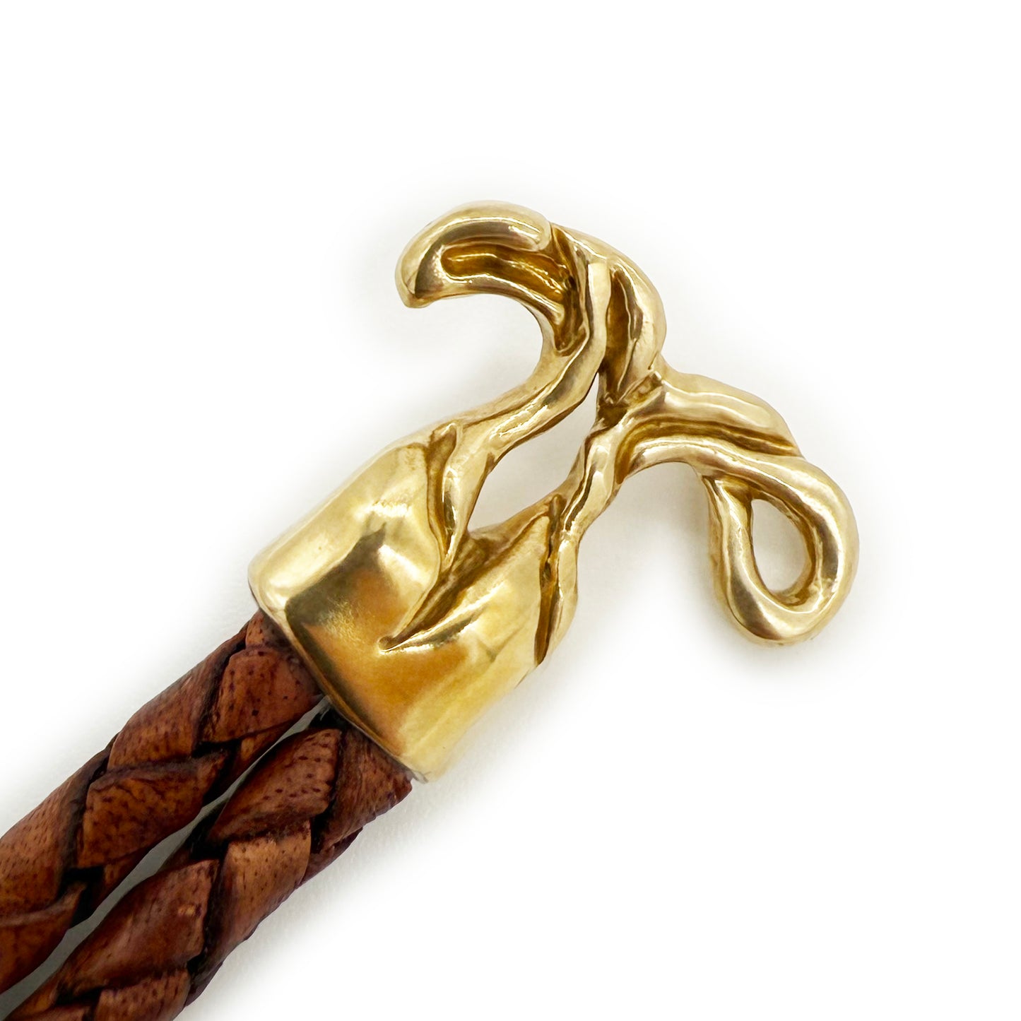 Gemini Brass Brown Bracelet