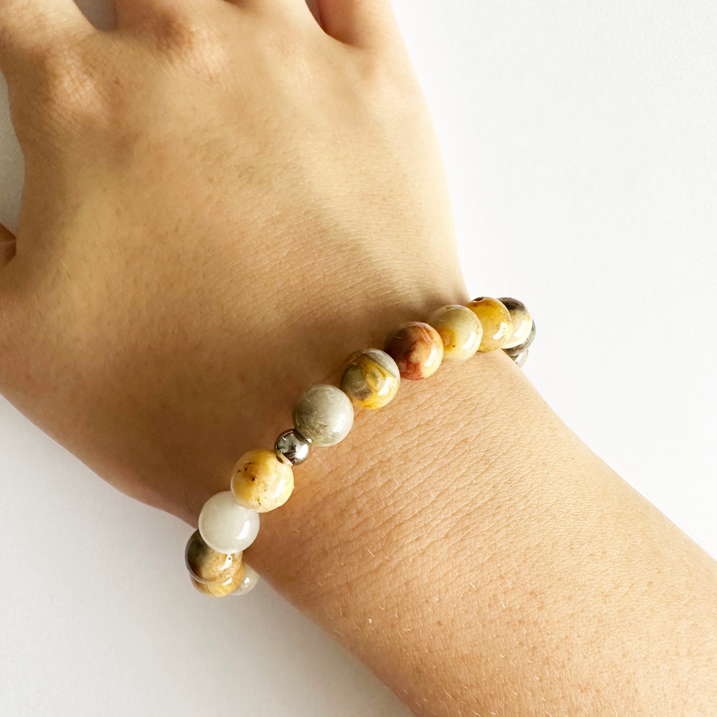 Crazy Lace Agate Bracelet