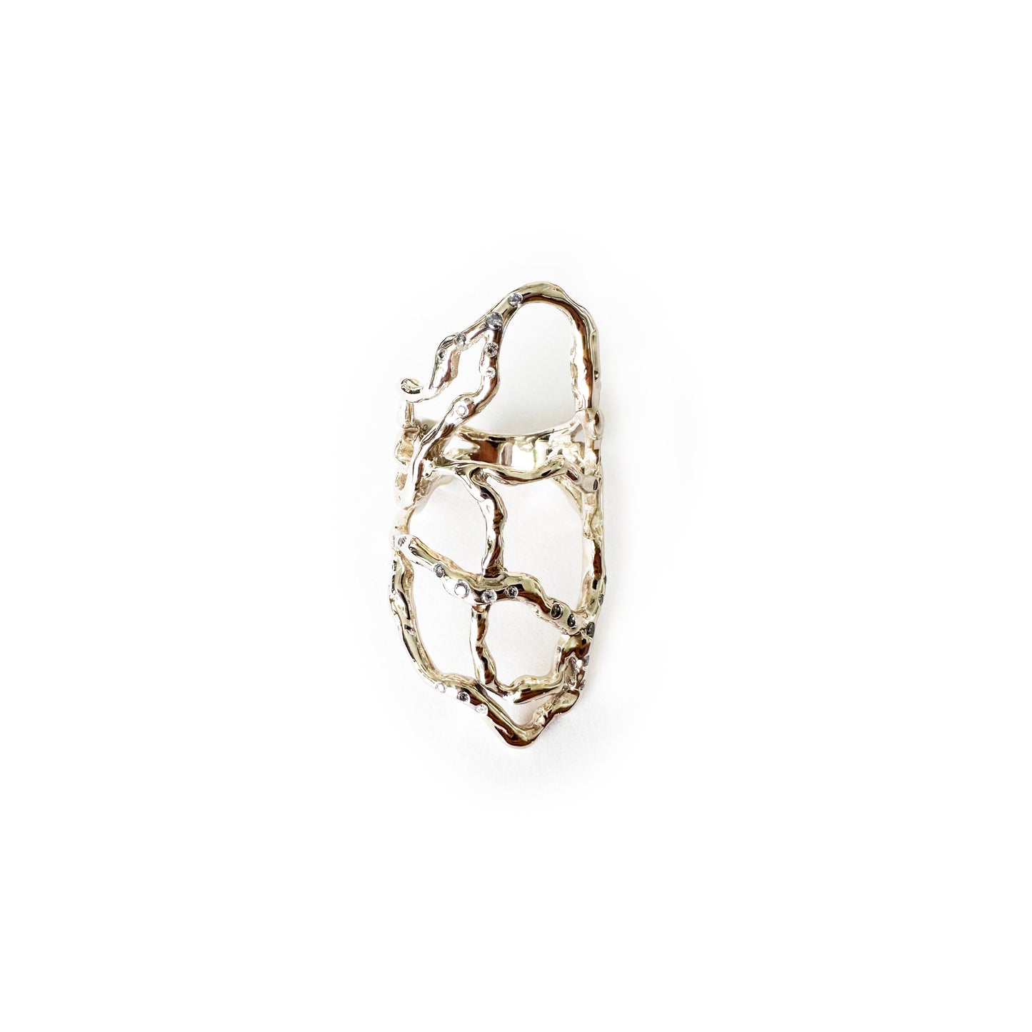 Roots 18k White Gold Ring