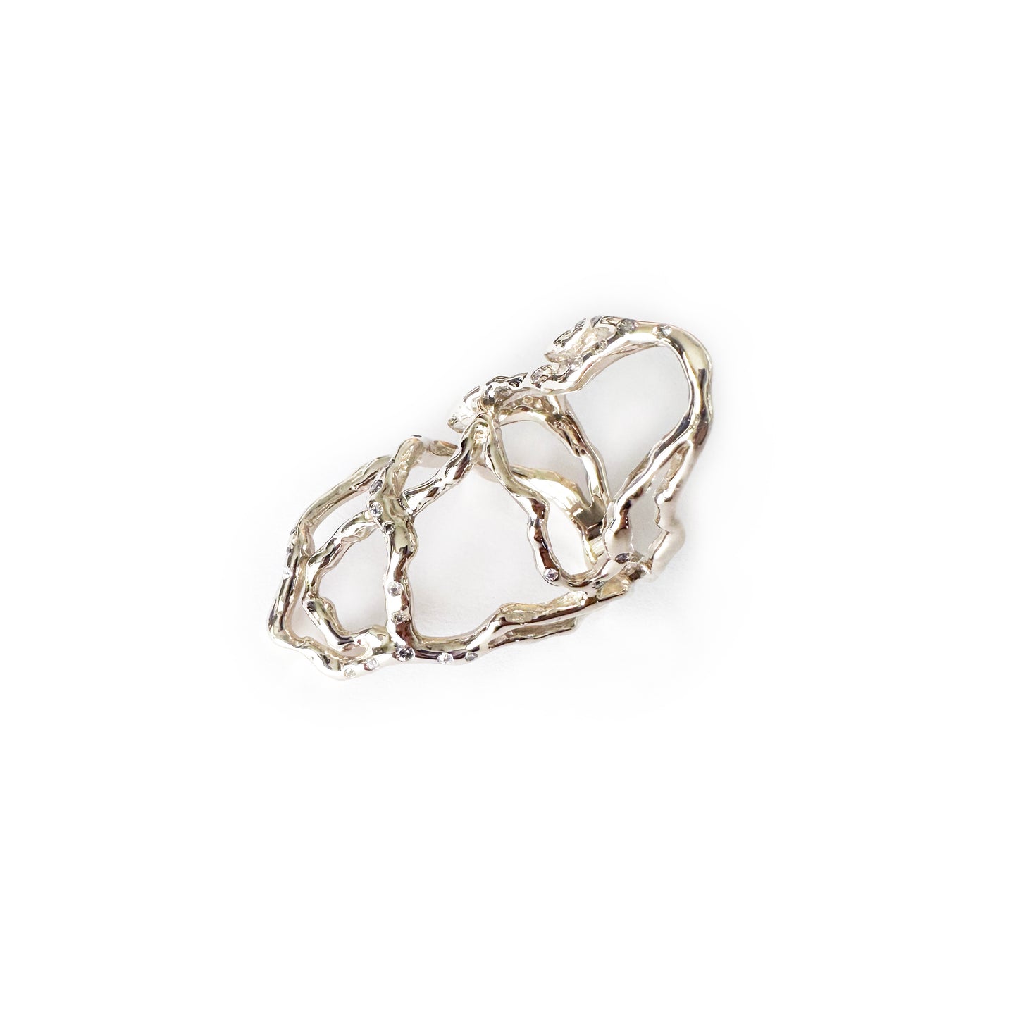 Roots 18k White Gold Ring