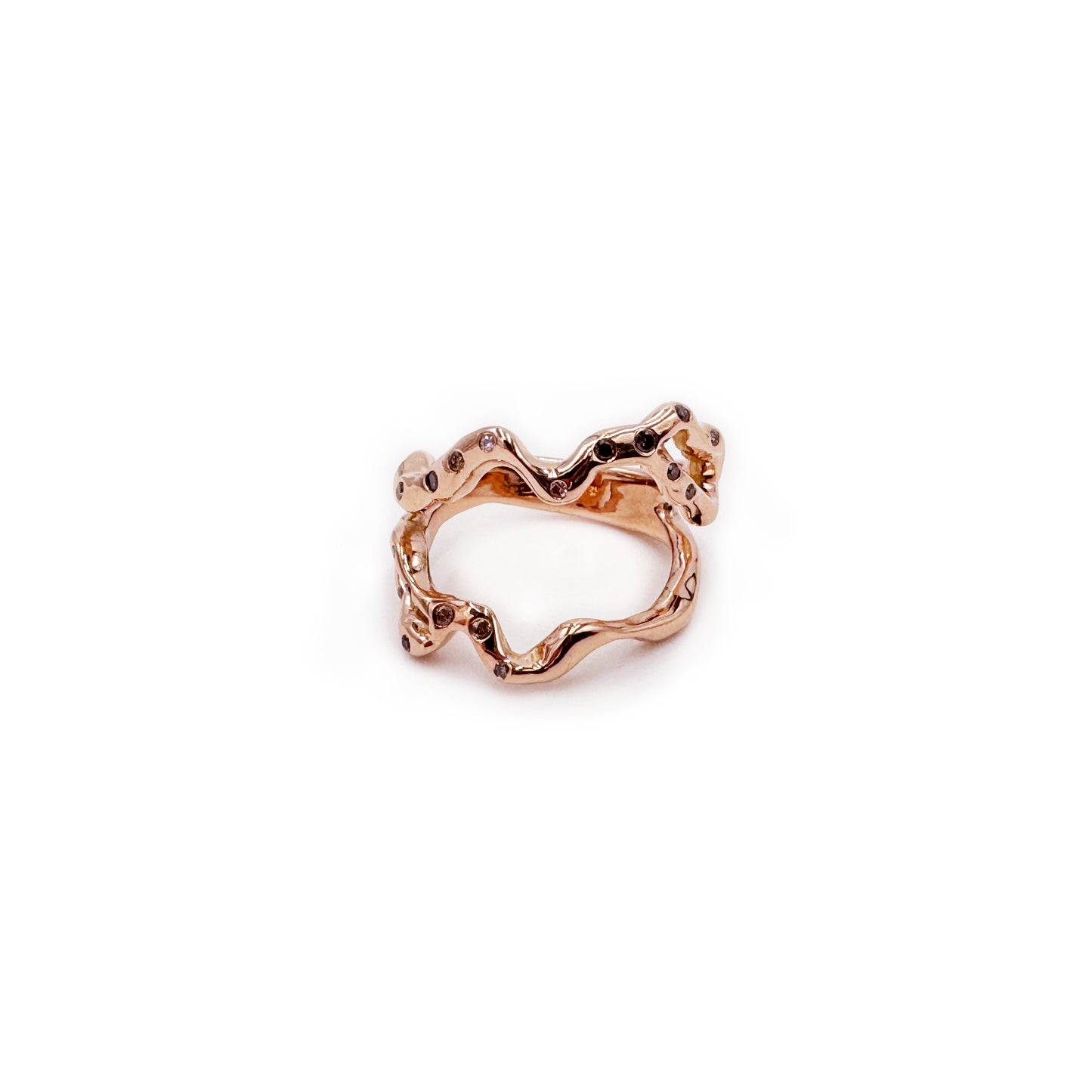 Boca de Ballena 18K Rose Gold Ring Size 6