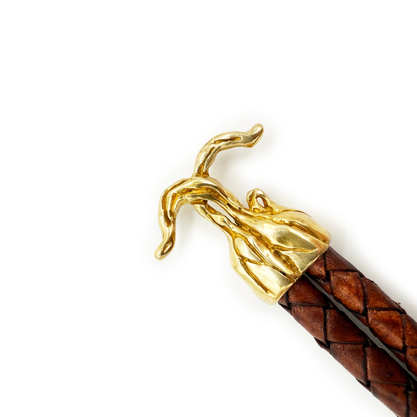 Sagittarius Brass Brown Bracelet