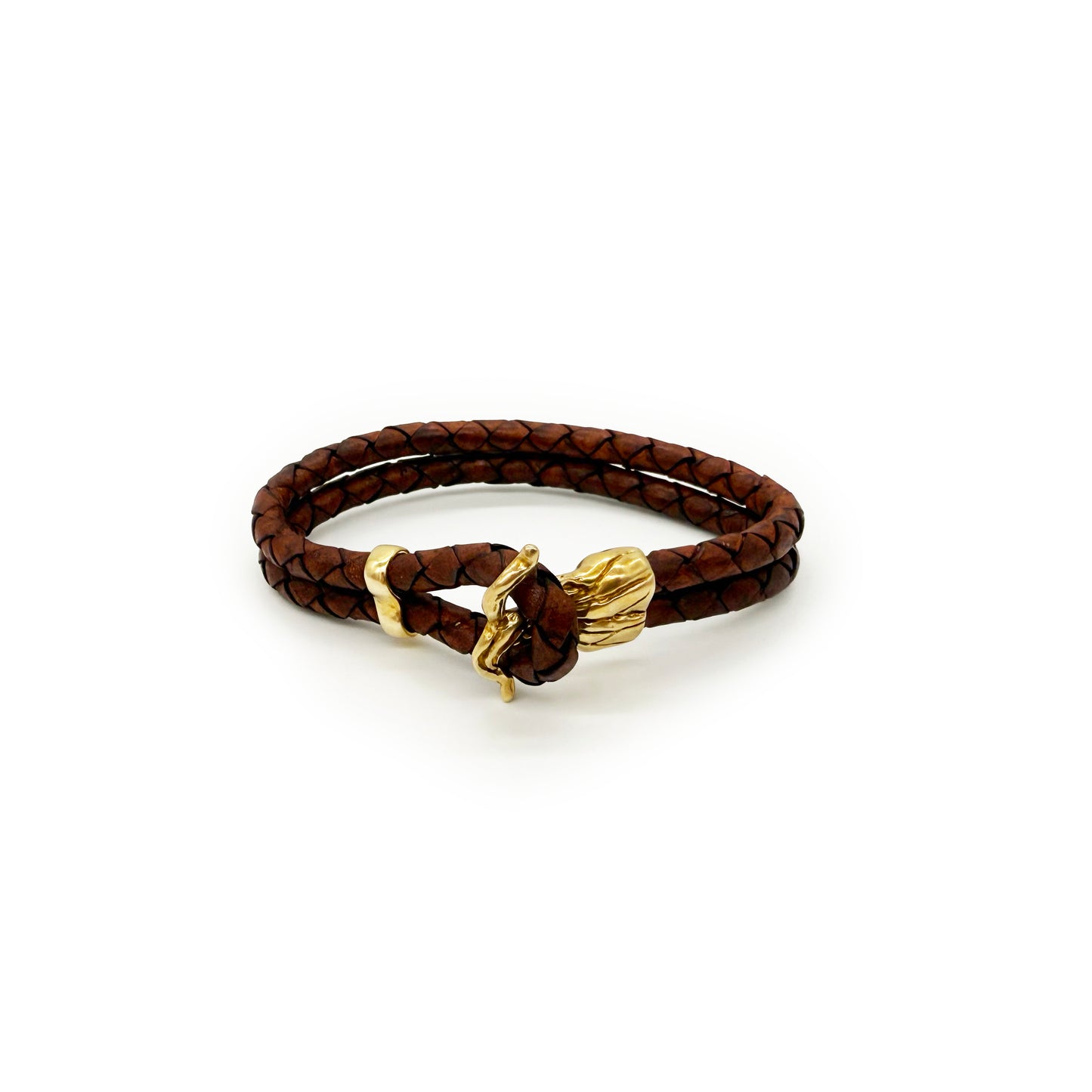 Sagittarius Brass Brown Bracelet