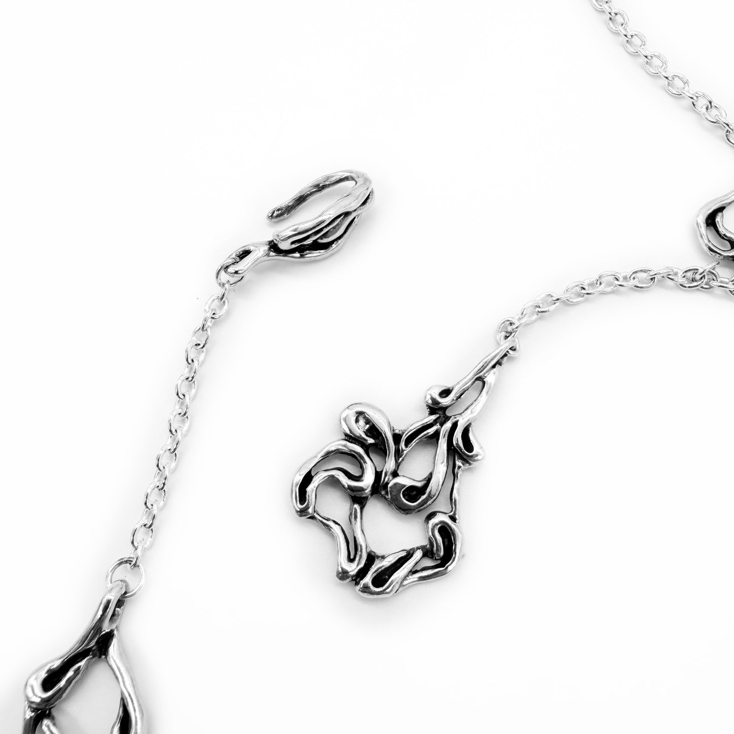 Samal Silver Long Necklace