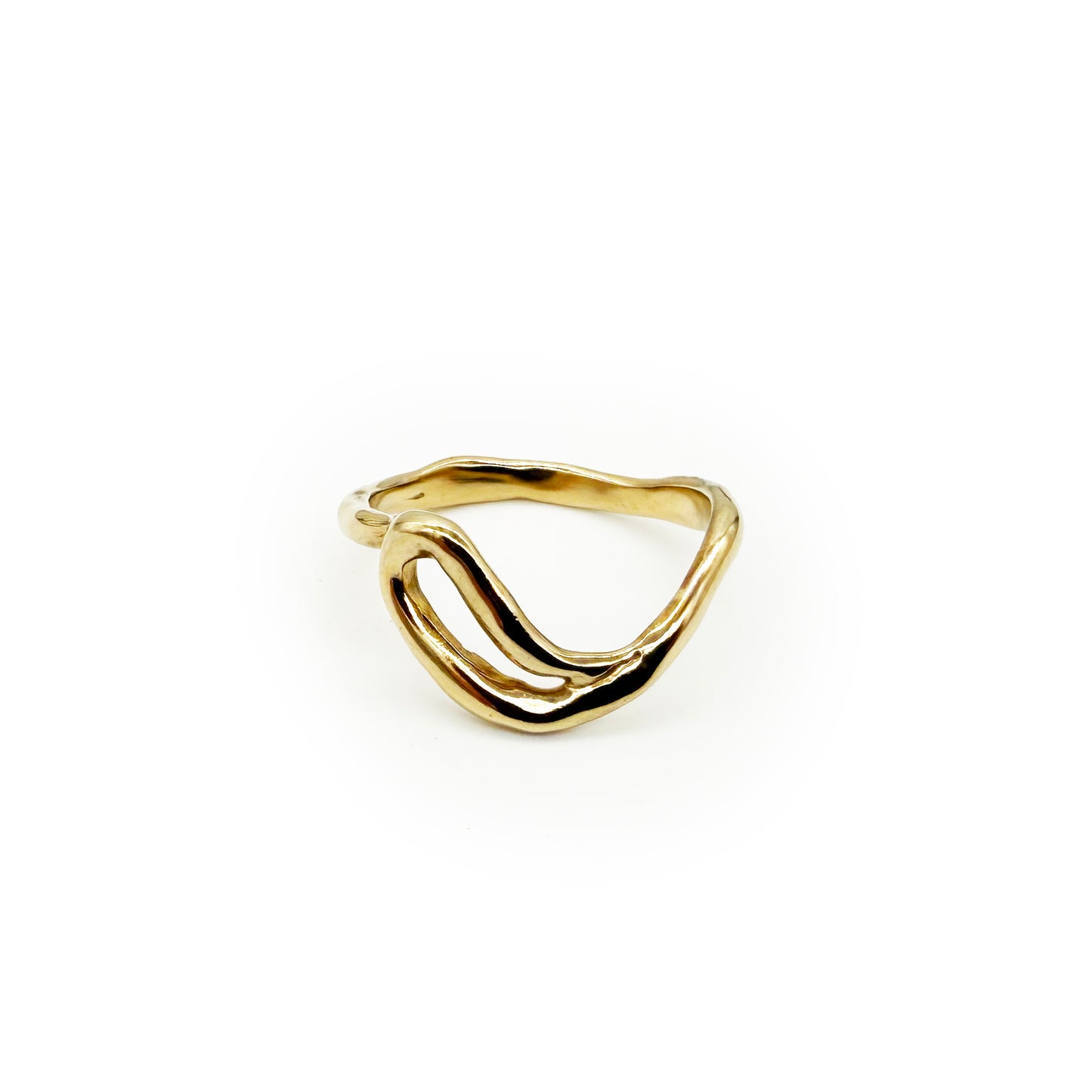 Sary Arka Brass Dainty Ring