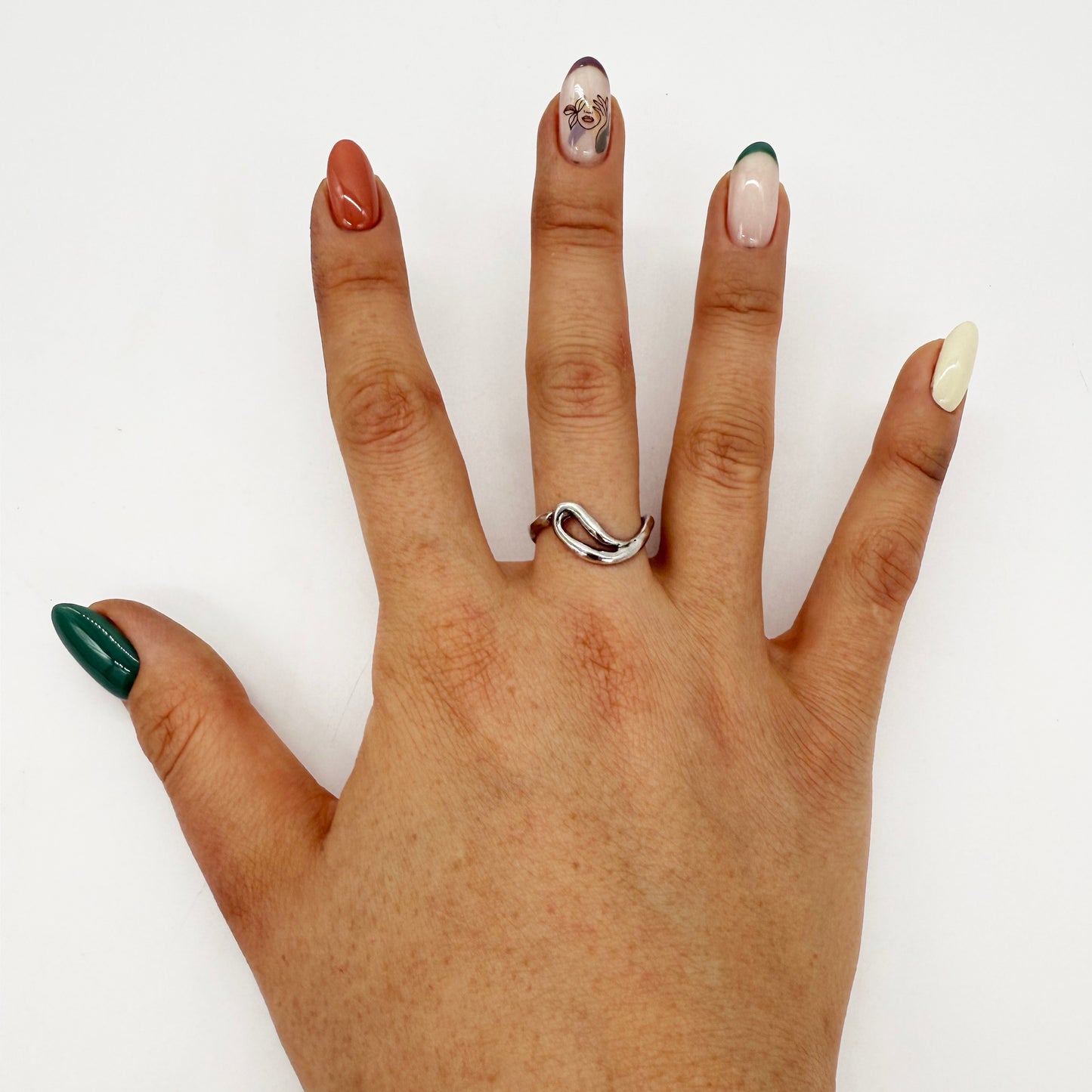 Sary Arka Silver Dainty Ring