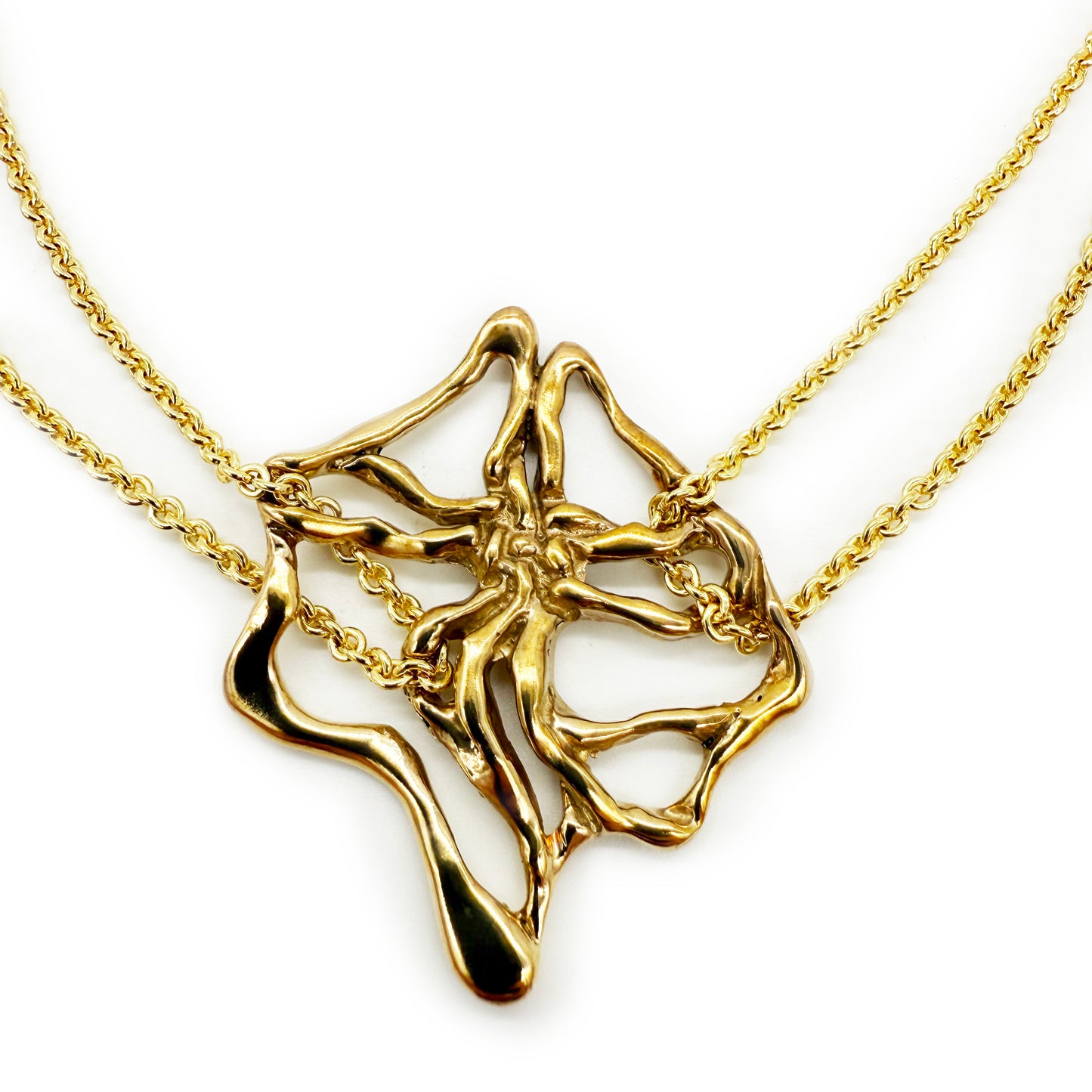 Shanyrak Brass Choker Necklace