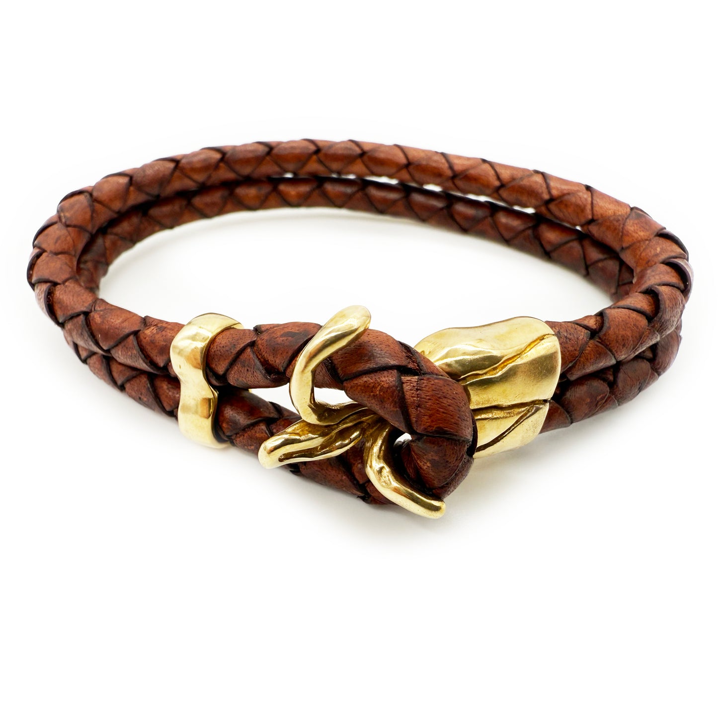 Virgo Brass Brown Bracelet