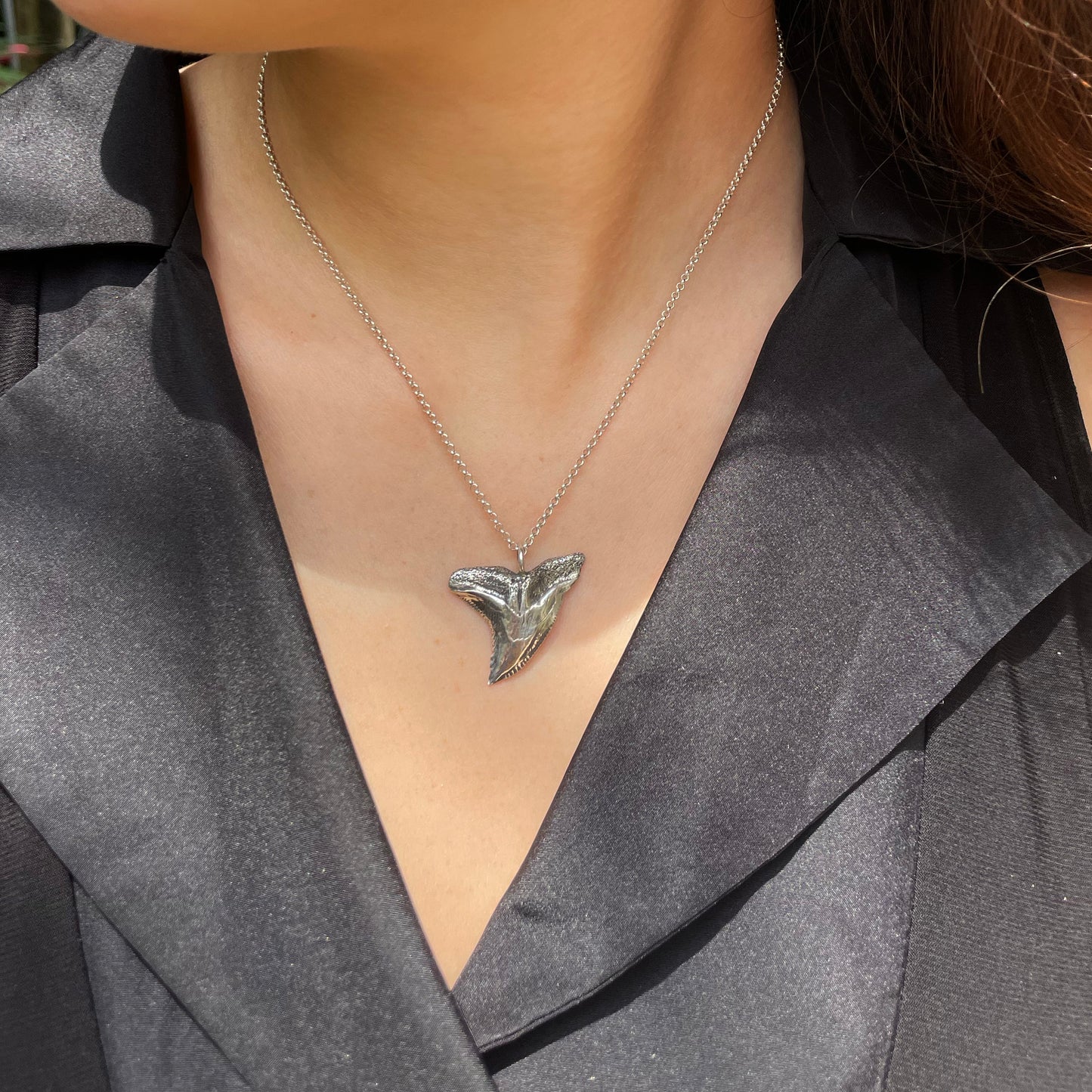 Snaggletooth Shark Tooth Necklace