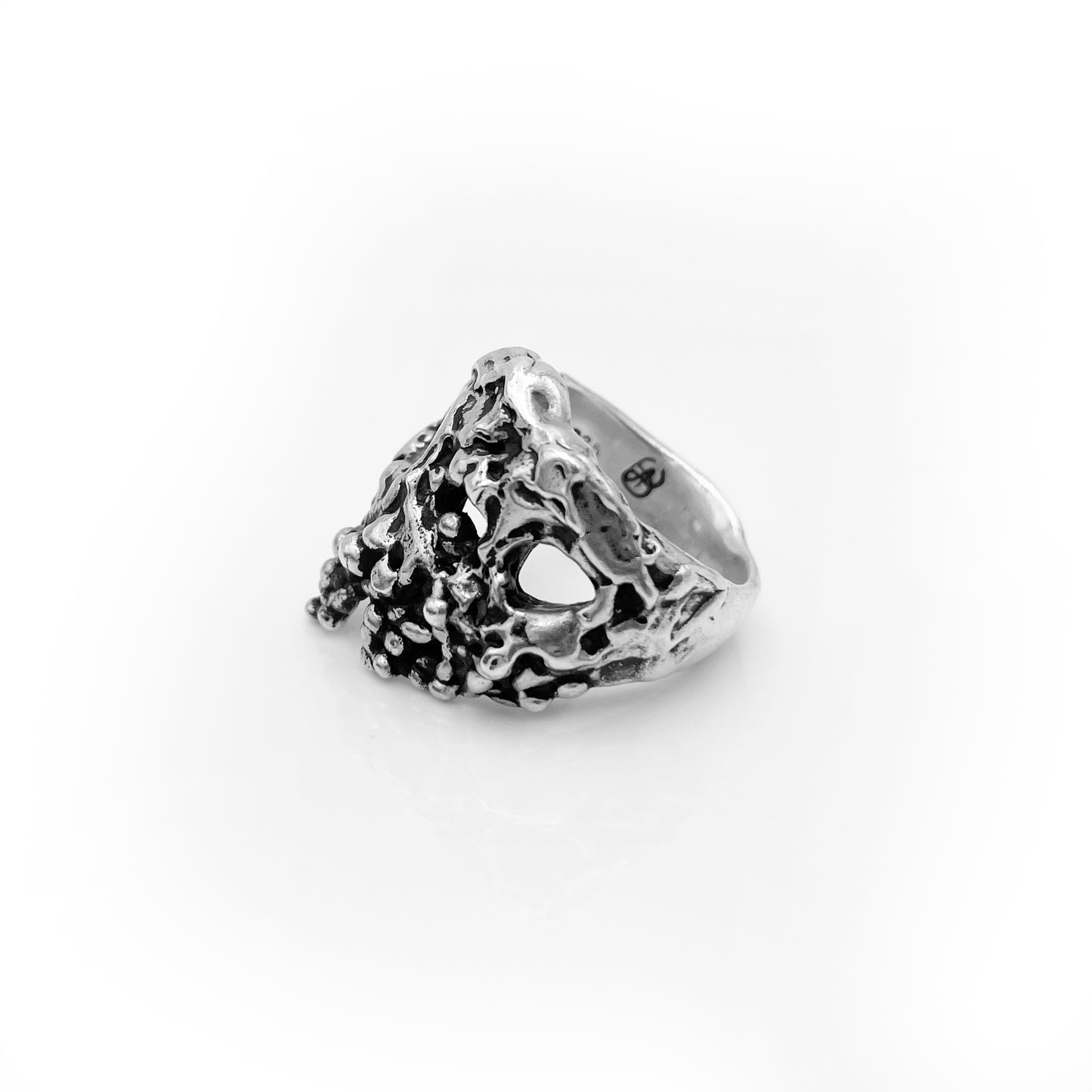 Sterling Silver Statement Ring - Greek Inspired Ring - Medusa Ring - Chunky Ring - Large Ring - Masculine Ring - Big Silver Ring - Cool Ring