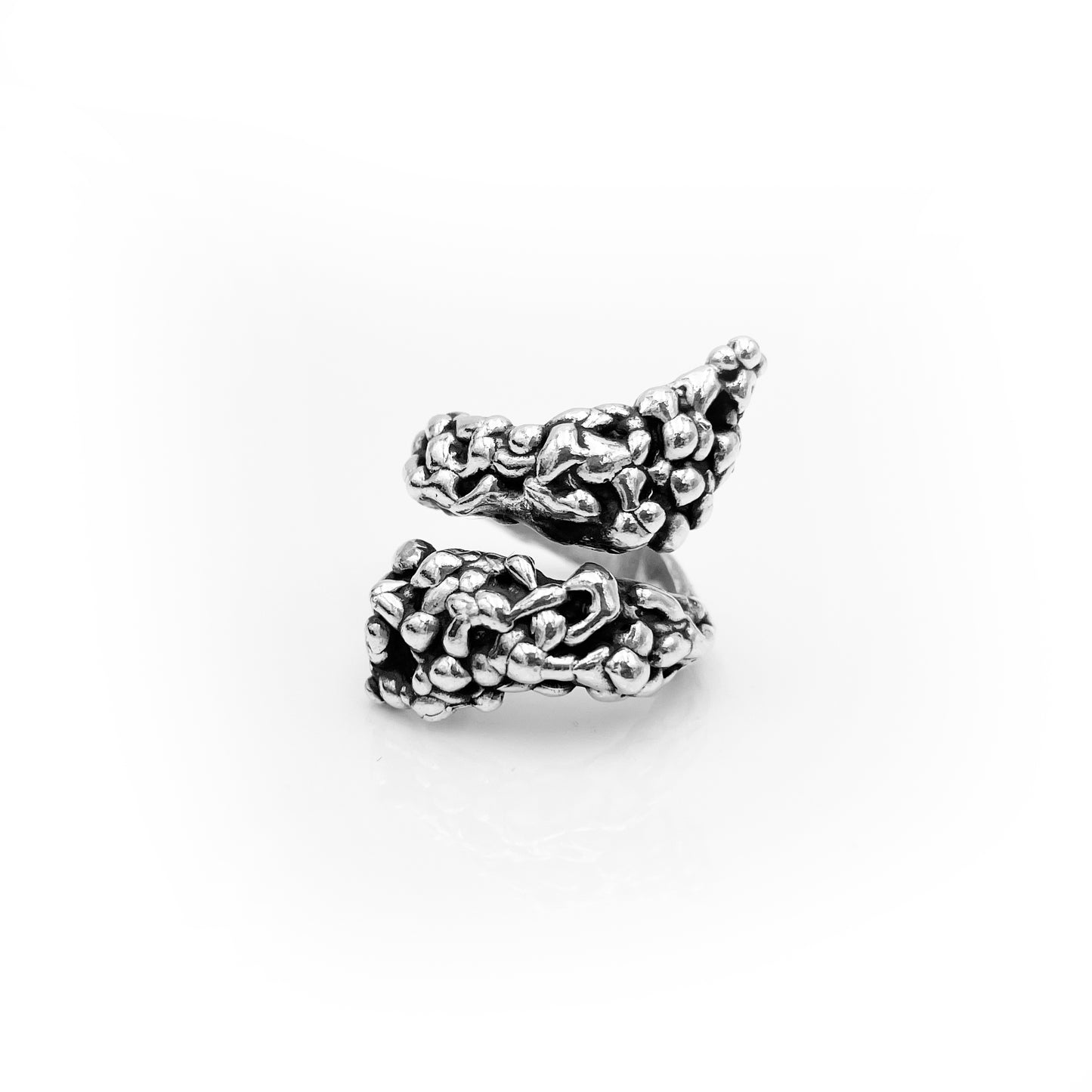 Sterling Silver Ring Triton Twisty Ring - High Quality Silver Ring - Silver Statement Ring - Geek-Inspired Silver Ring - European Style Ring