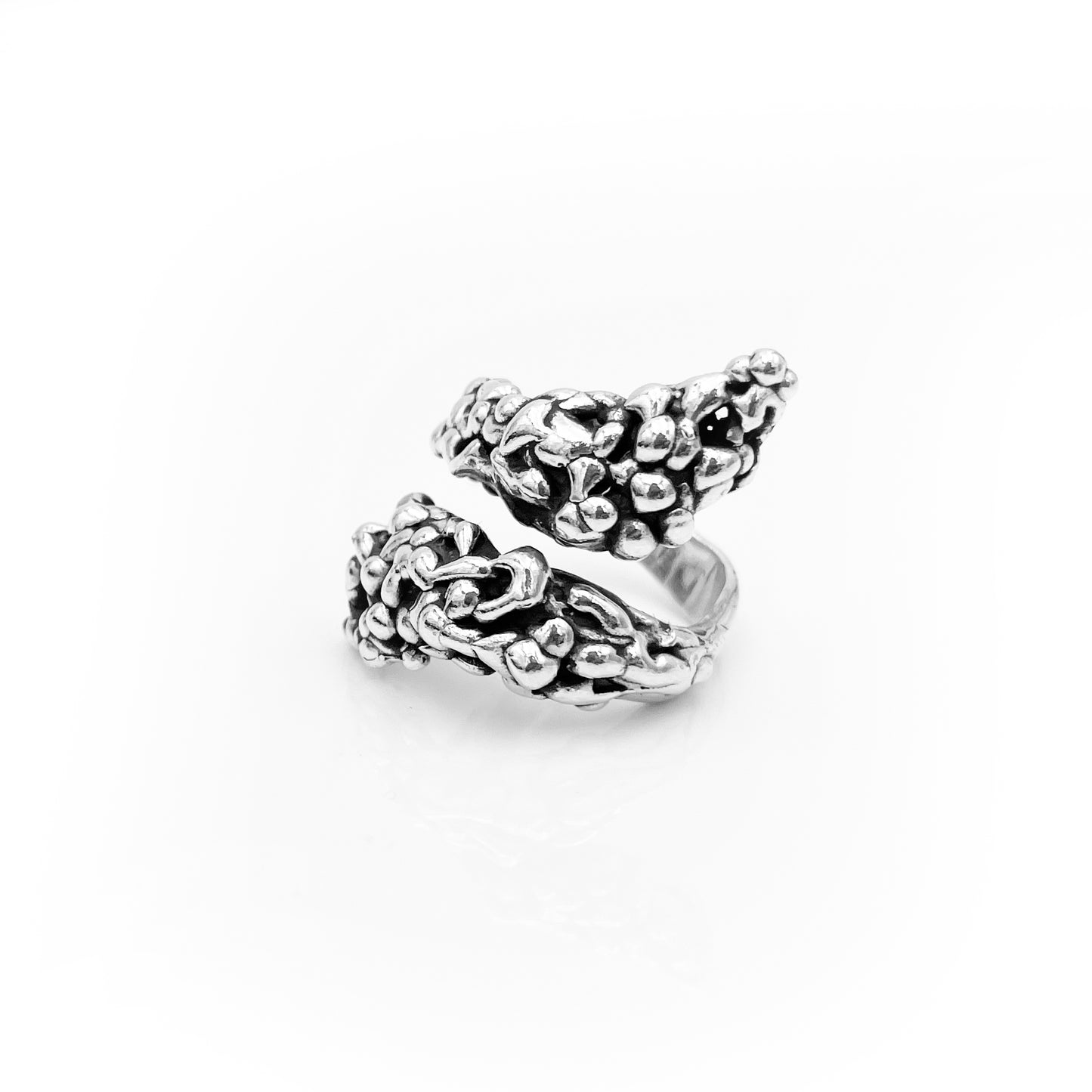 Sterling Silver Ring Triton Twisty Ring - High Quality Silver Ring - Silver Statement Ring - Geek-Inspired Silver Ring - European Style Ring