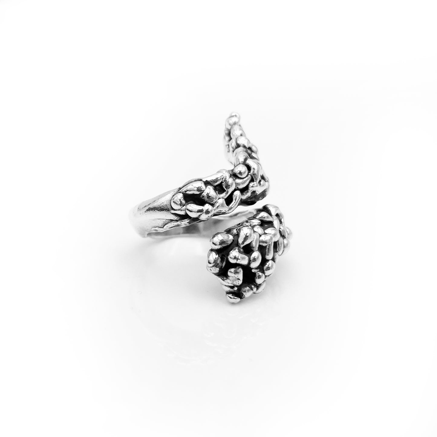 Sterling Silver Ring Triton Twisty Ring - High Quality Silver Ring - Silver Statement Ring - Geek-Inspired Silver Ring - European Style Ring