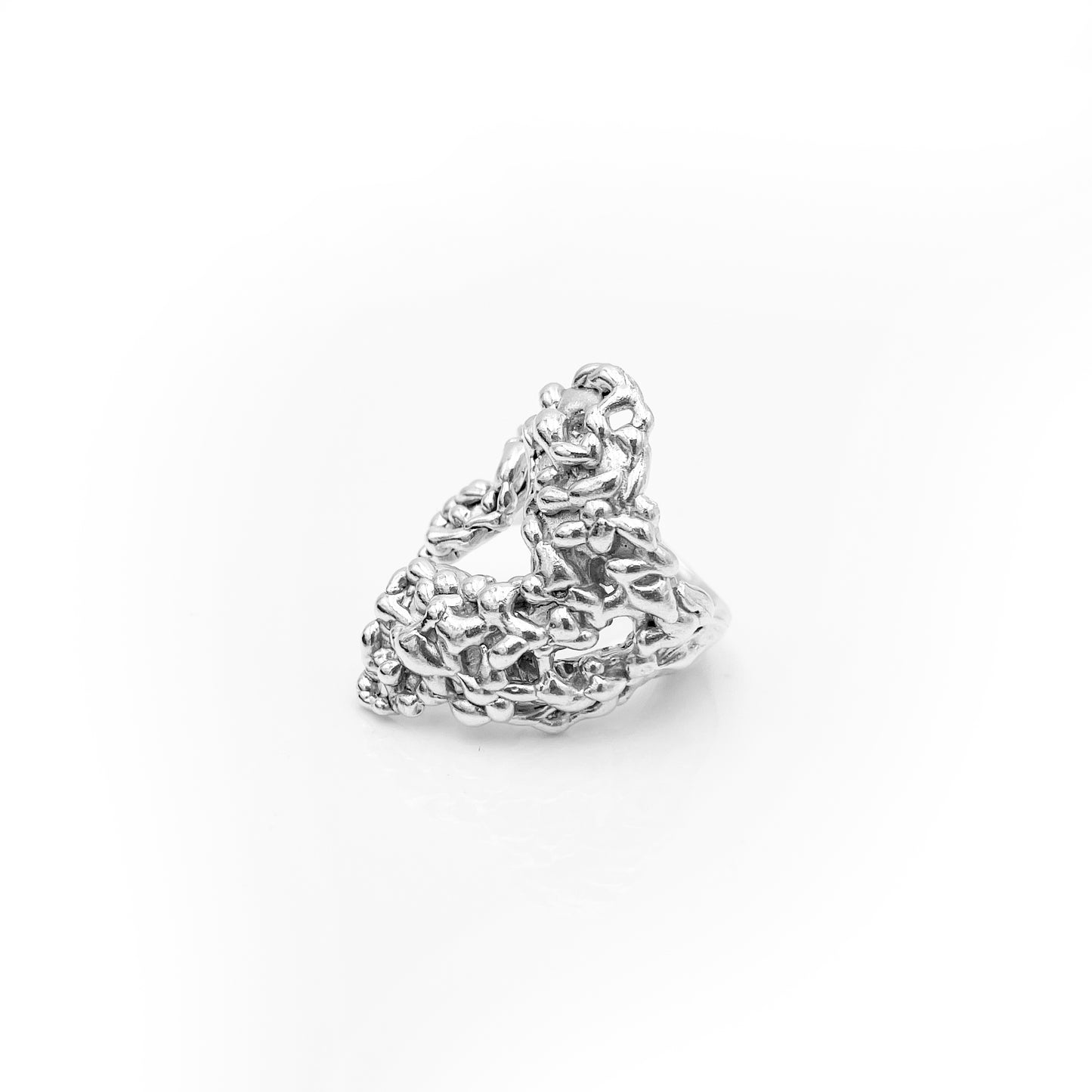 Spiritual Ring - Designer Jewelry - Beautiful Ring - Sterling Silver Ring - Positive Ring - Inspiring Ring - Victory Ring