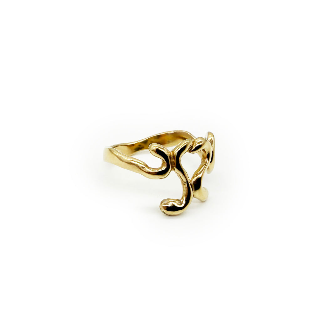 
                  
                    Asyl Brass Dainty Ring
                  
                