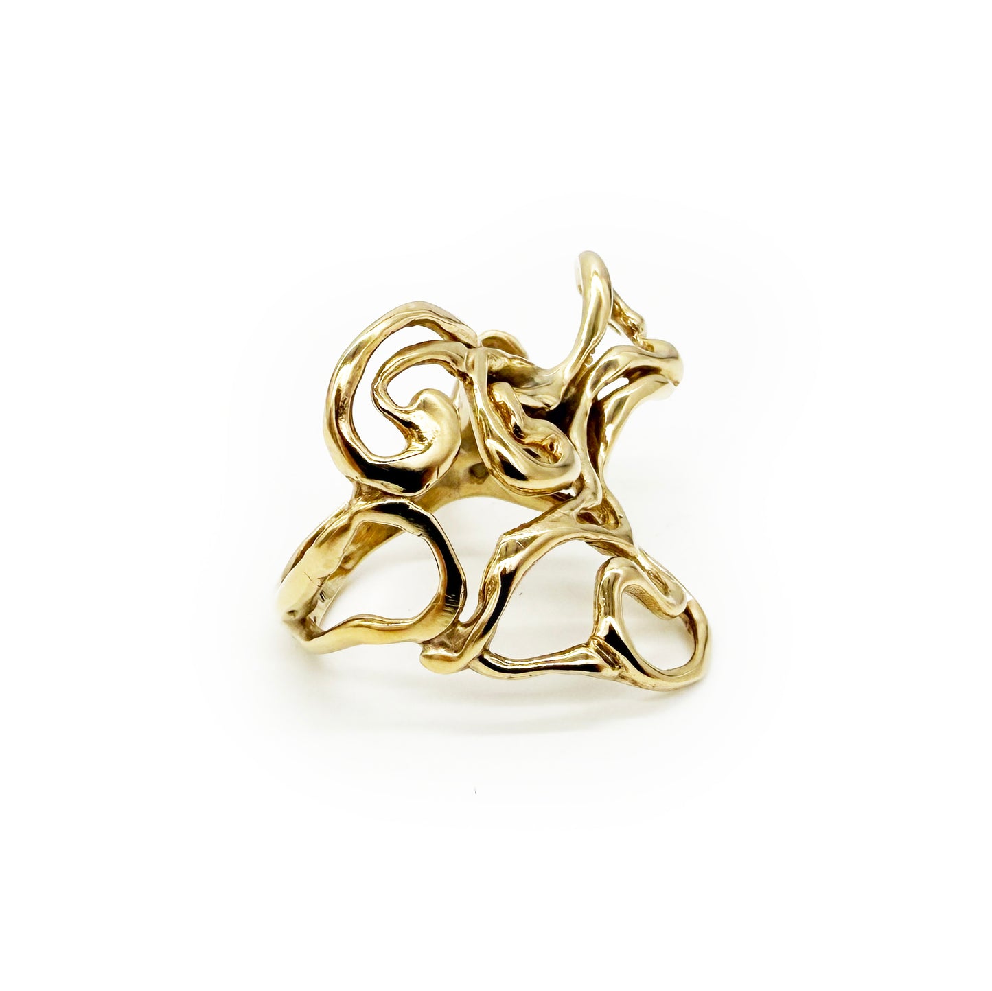 
                  
                    Barkhan Brass Cocktail Ring
                  
                