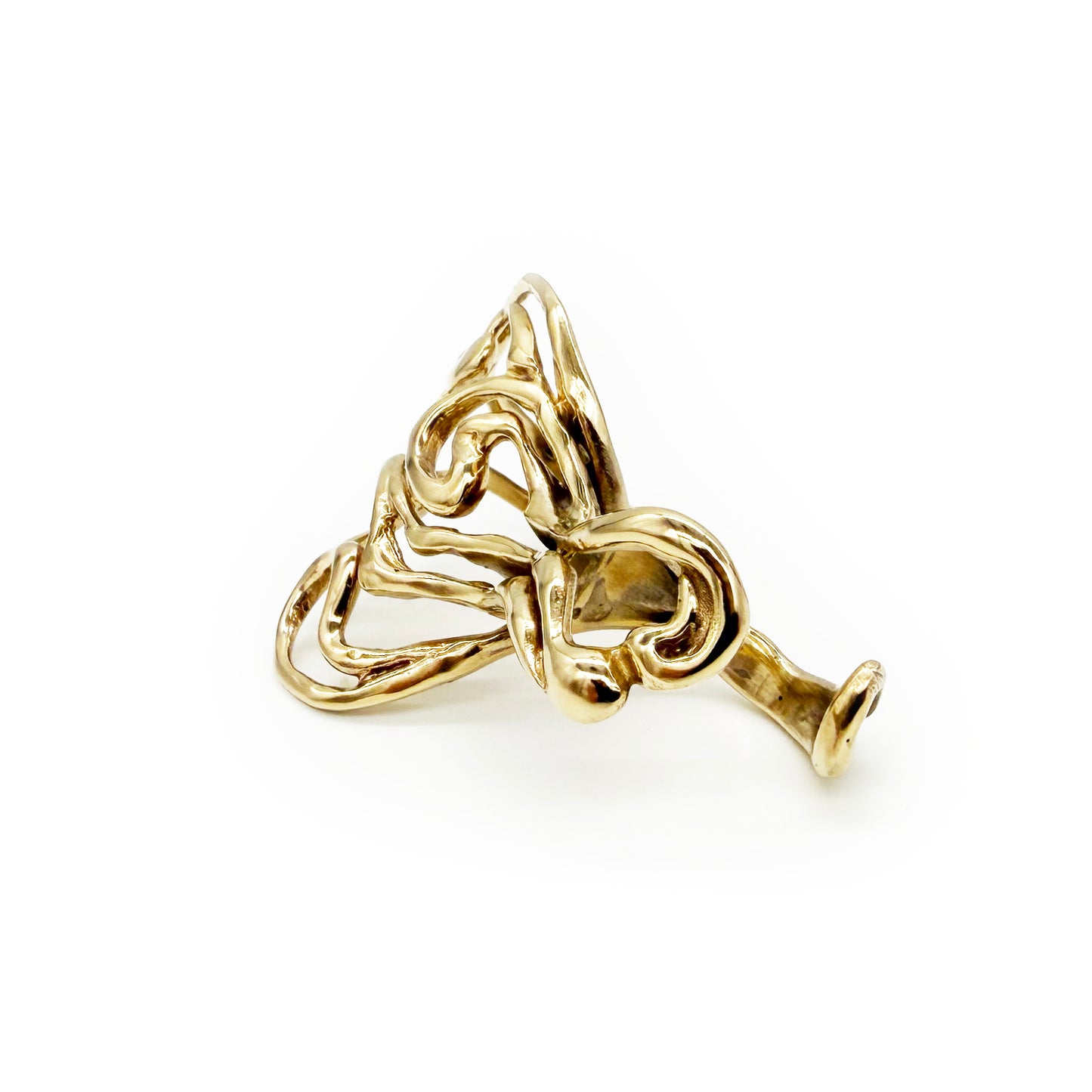 
                  
                    Barkhan Brass Cocktail Ring
                  
                