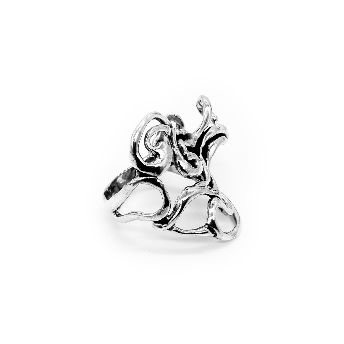 
                  
                    Barkhan Silver Cocktail Ring
                  
                