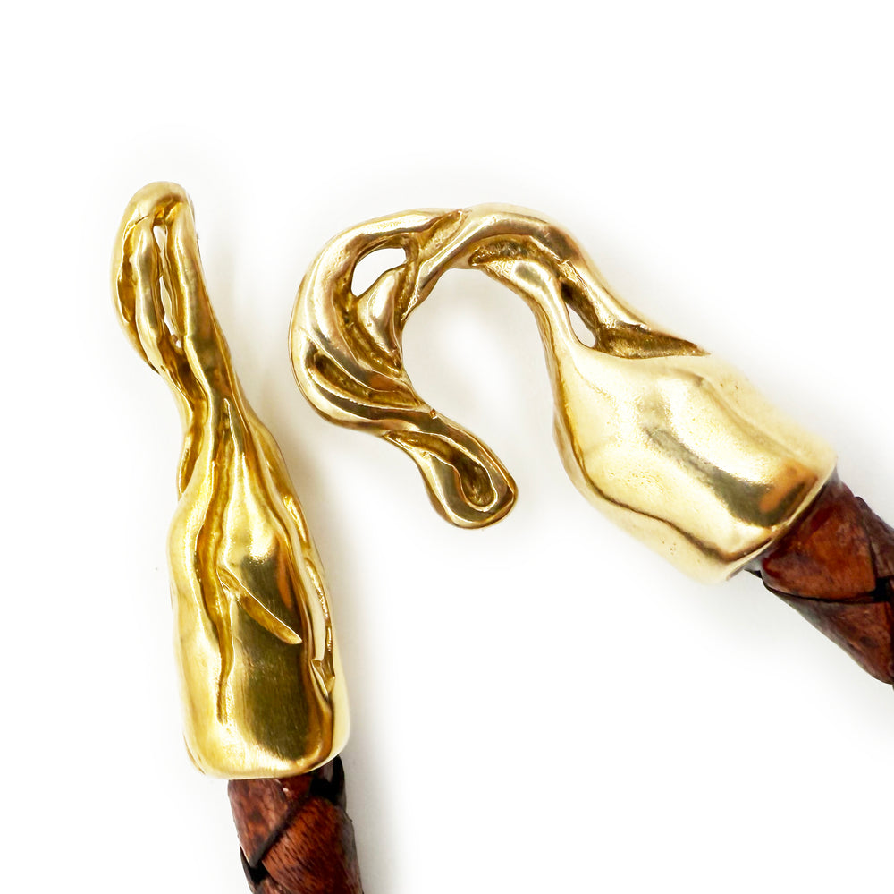 
                  
                    Cancer Brass Brown Bracelet
                  
                