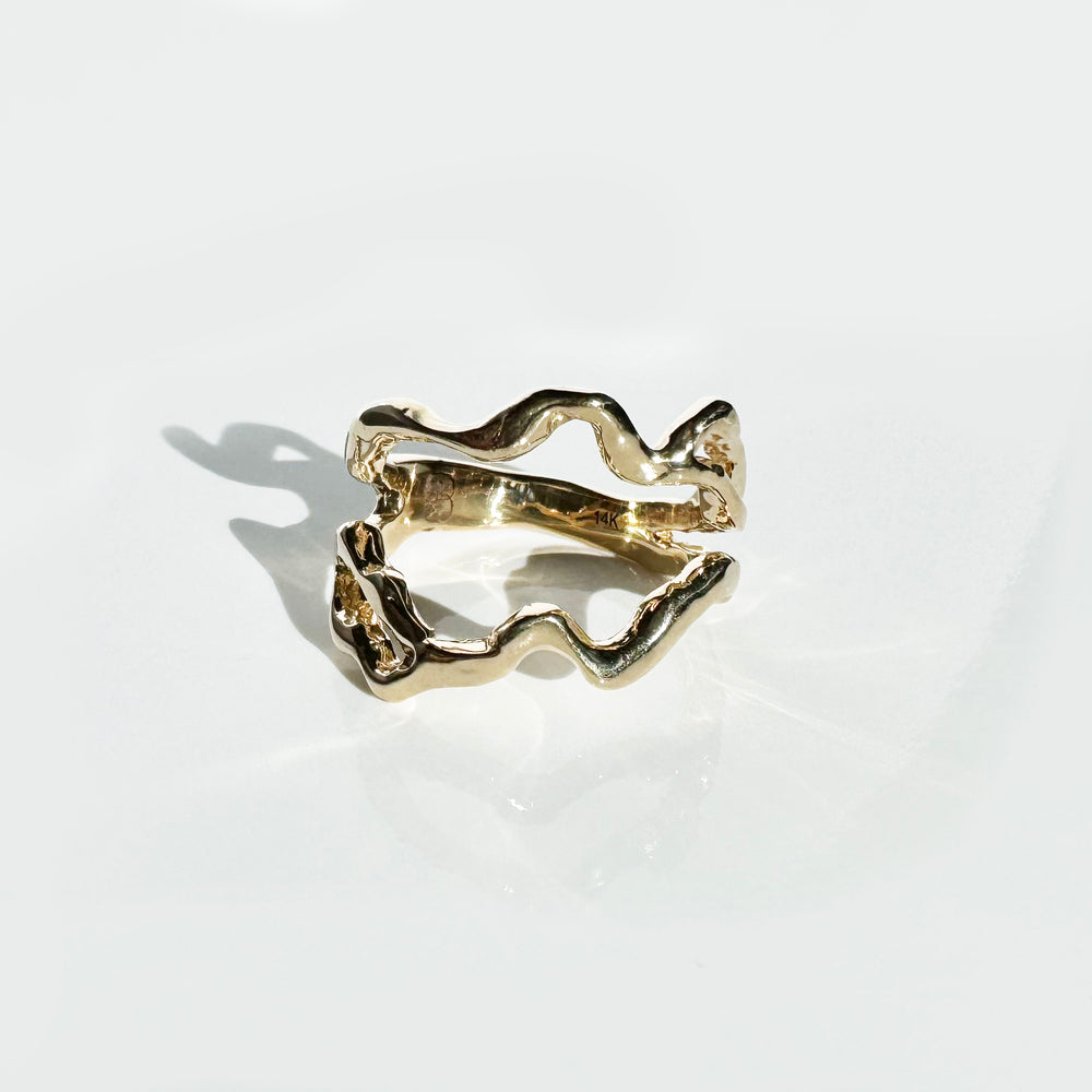 Boca de Ballena 14k Gold Ring