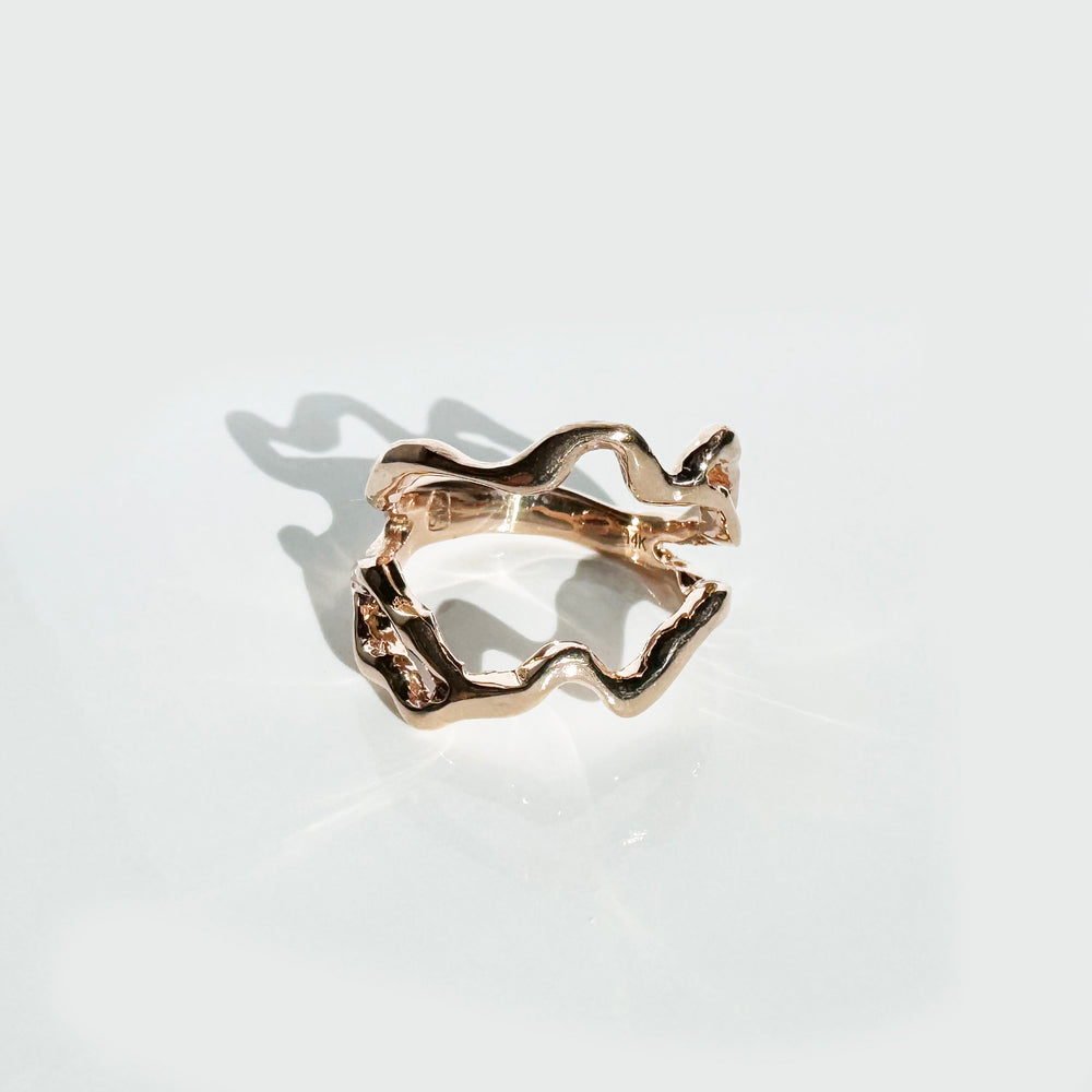 Boca de Ballena 14k Rose Gold Ring