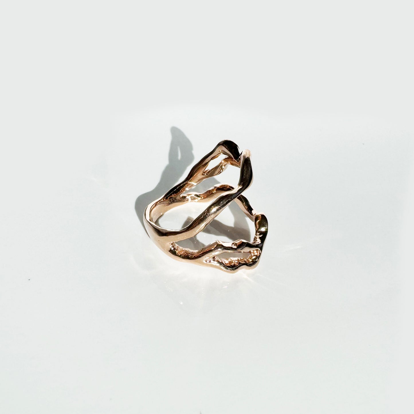 
                  
                    Boca de Ballena 14k Rose Gold Ring
                  
                