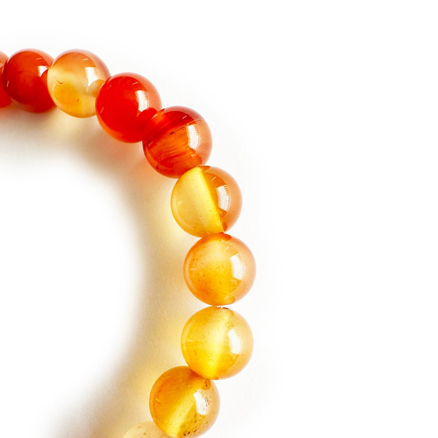 
                  
                    Orange Carnelian Agate Bracelet
                  
                