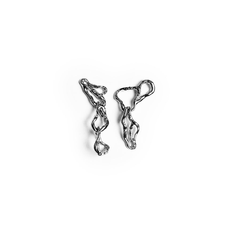 Infinity 18k White Gold Earrings