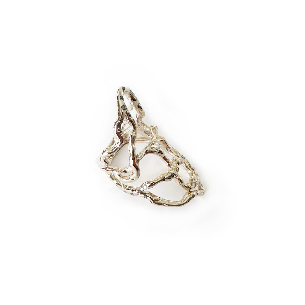 Roots 18k White Gold Ring