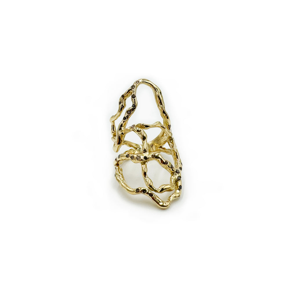 Roots 18k Yellow Gold Ring