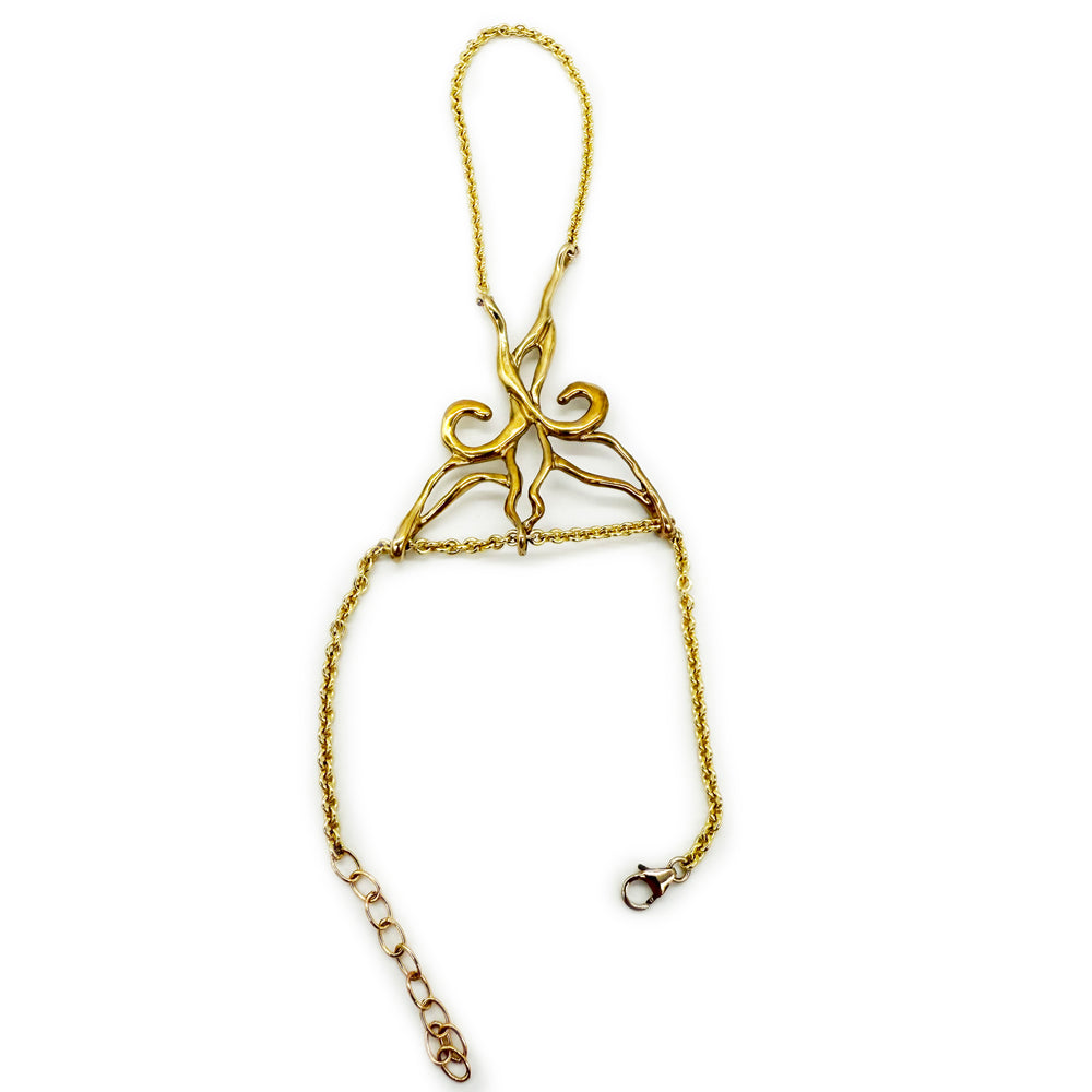 Karlygash Brass Hand Chain