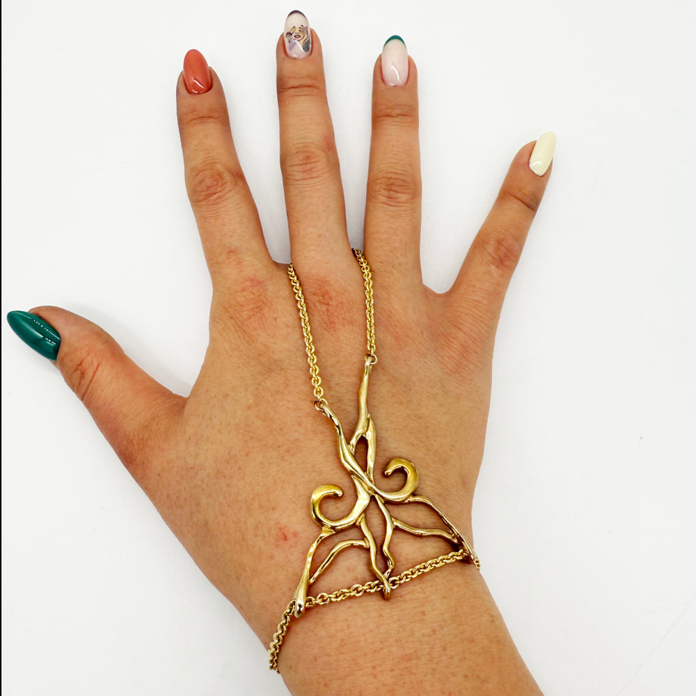 
                  
                    Karlygash Brass Hand Chain
                  
                