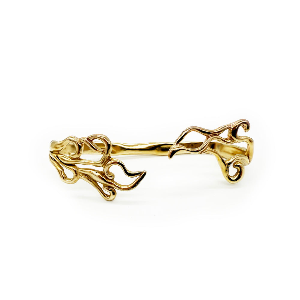 Kumai Brass Hand Cuff