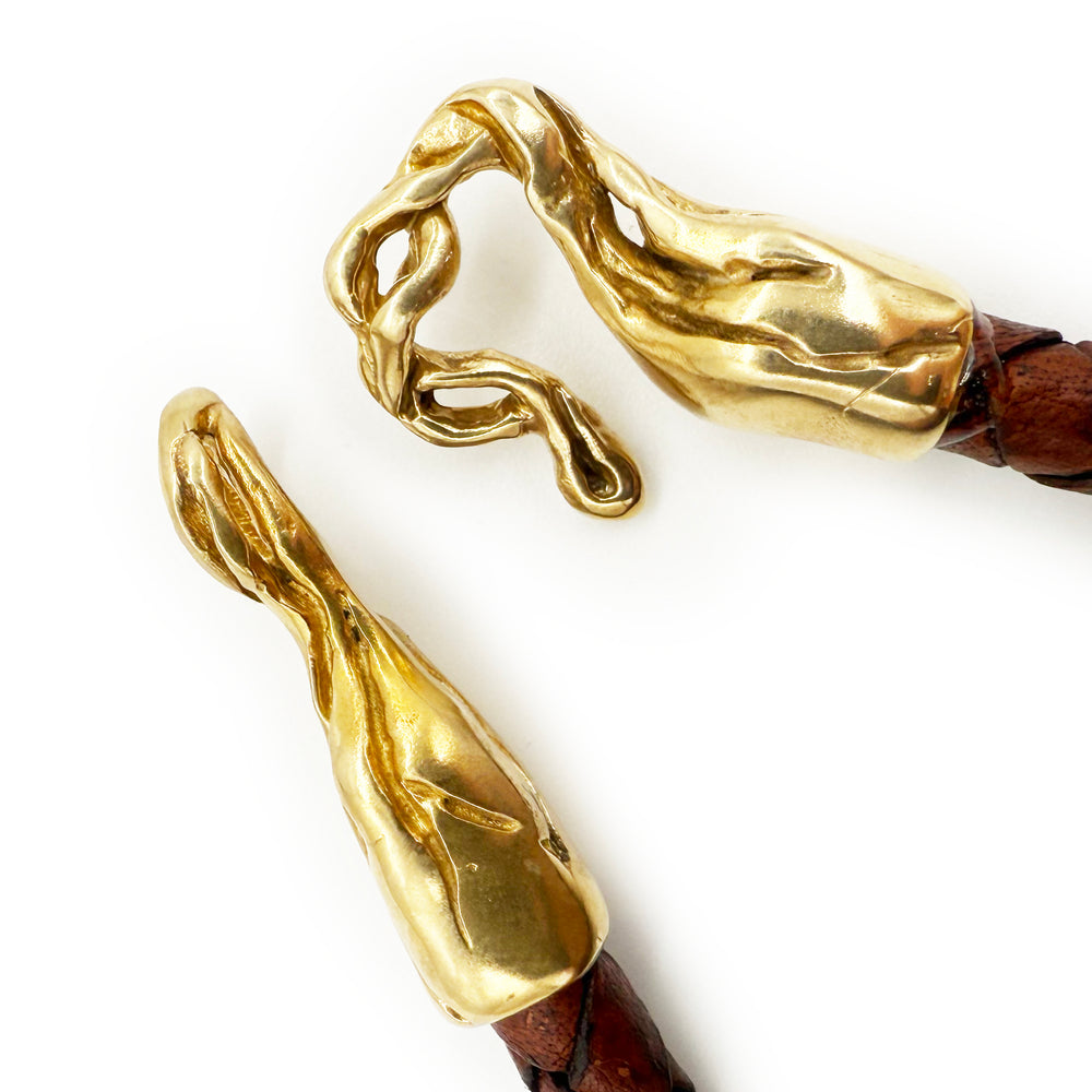 
                  
                    Libra Brass Brown Bracelet
                  
                