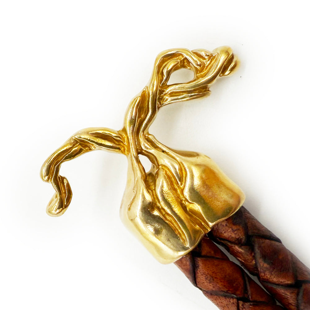 
                  
                    Pisces Brass Brown Bracelet
                  
                