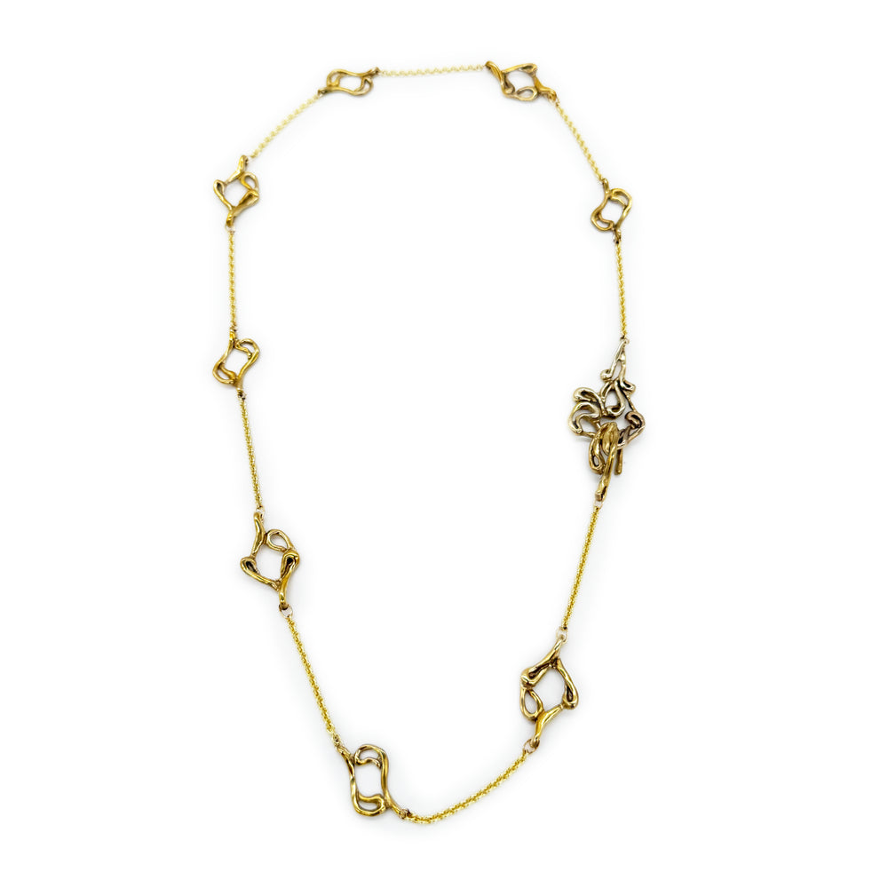 Samal Brass Short Necklace