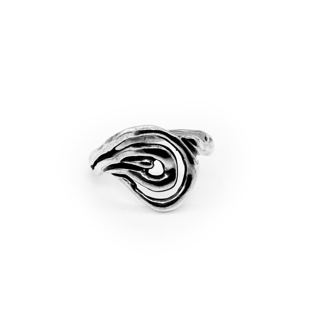 Sary Arka Silver Center Ring