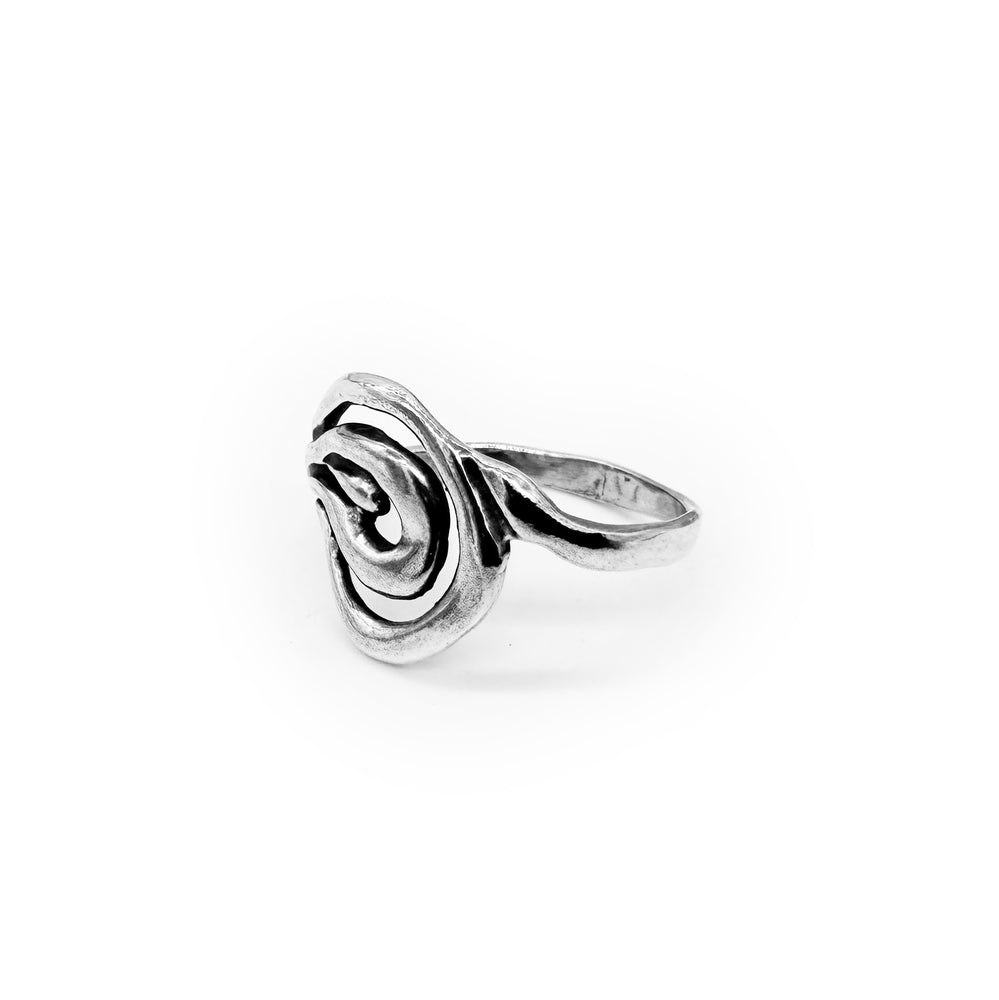 
                  
                    Sary Arka Silver Center Ring
                  
                