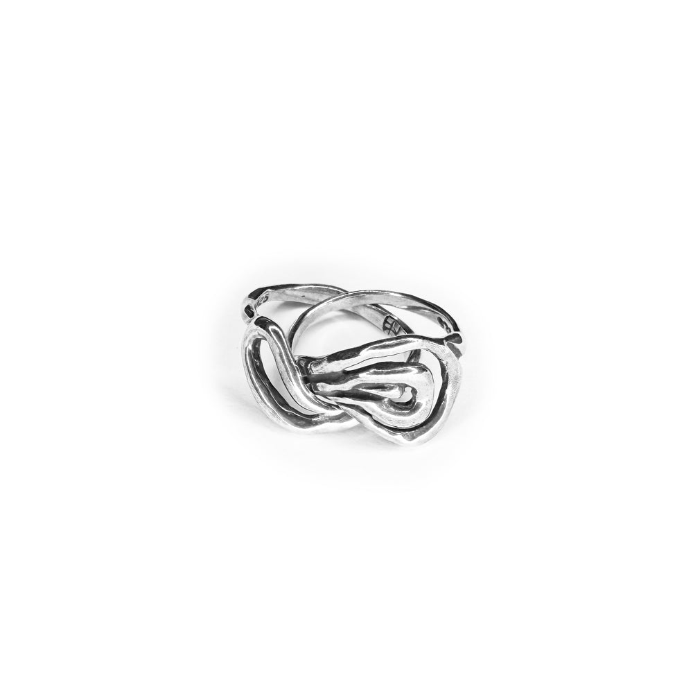 Sary Arka Silver Ring Stack