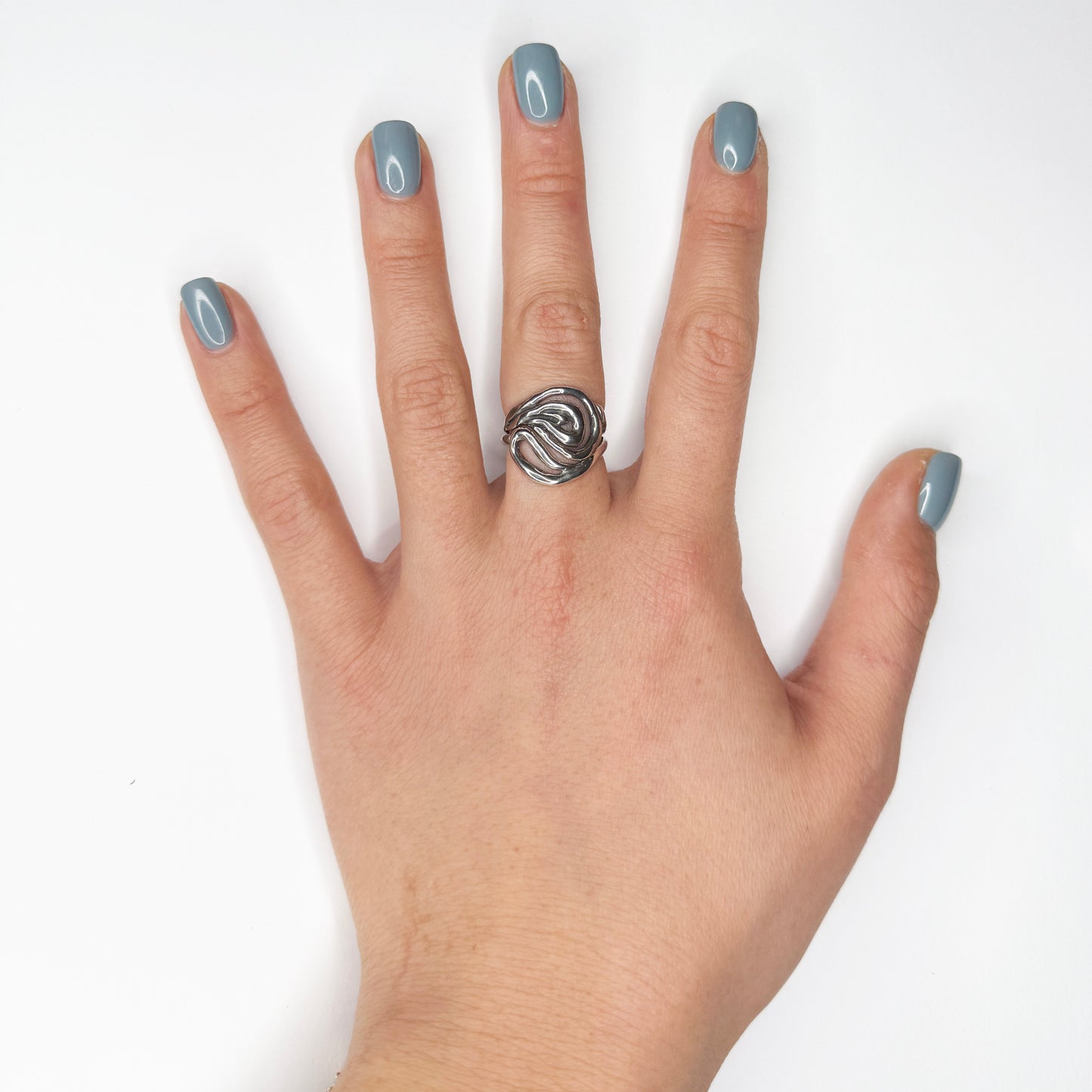 
                  
                    Sary Arka Silver Ring Stack
                  
                
