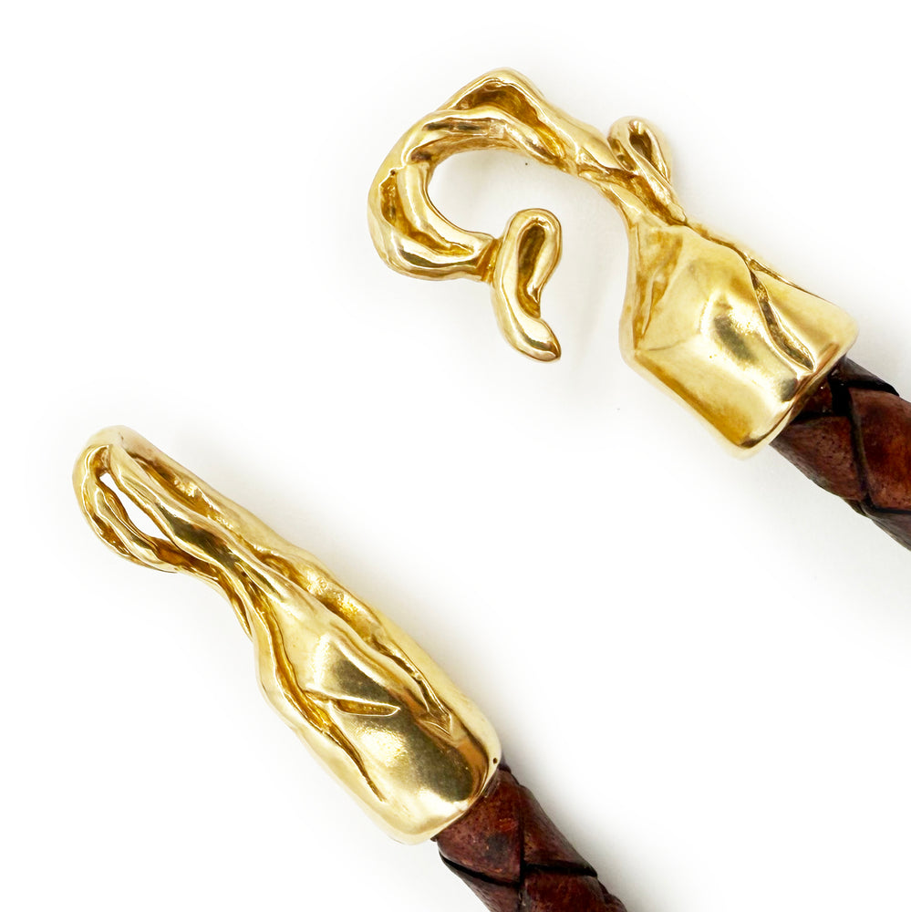 
                  
                    Scorpio Brass Brown Bracelet
                  
                