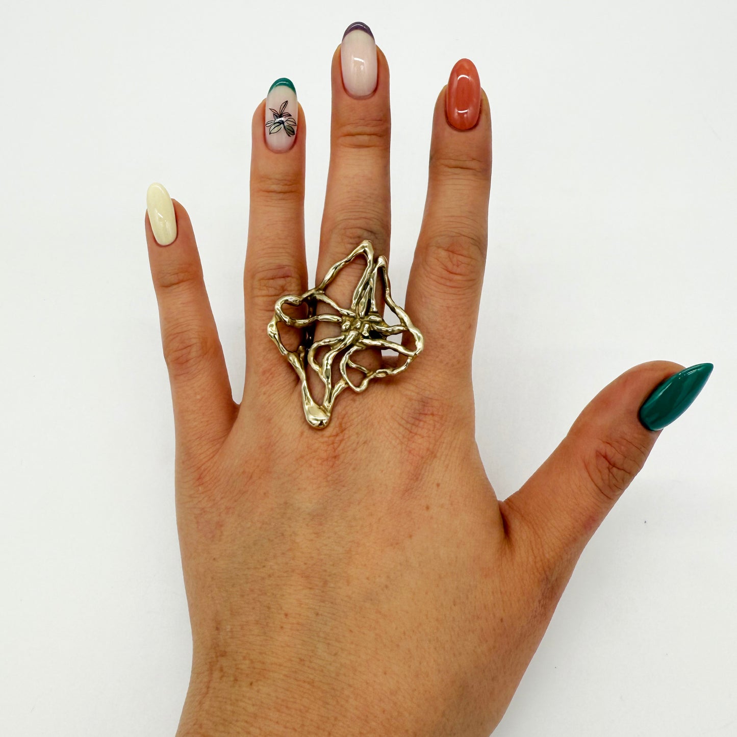 
                  
                    Shanyrak Brass Cocktail Ring
                  
                