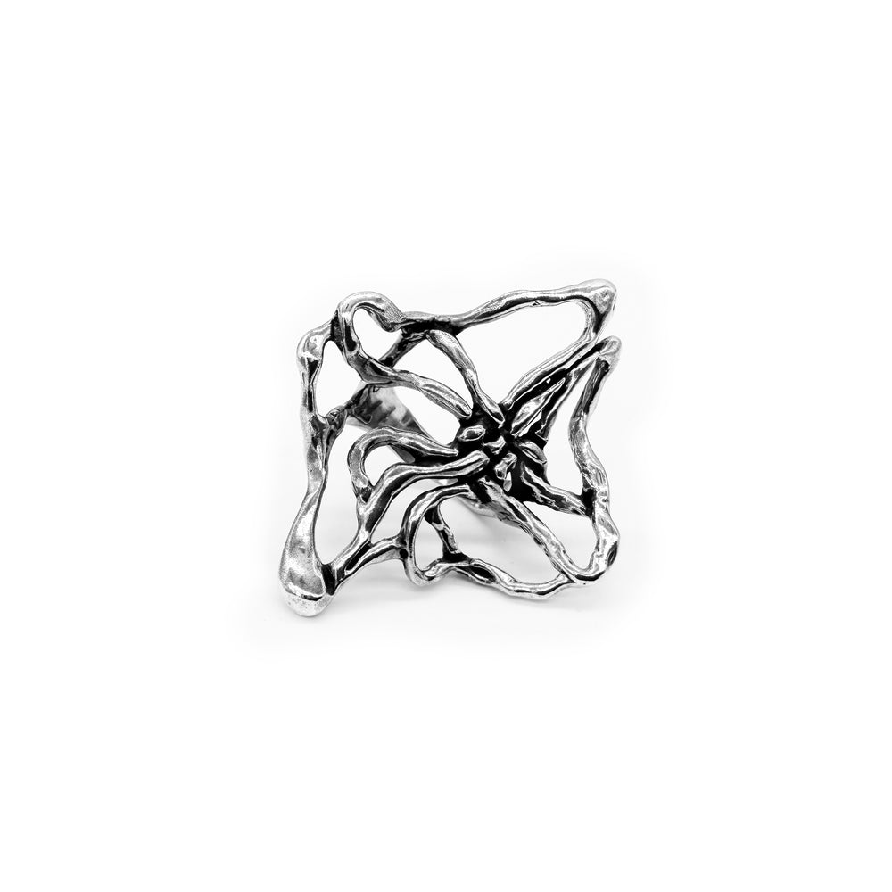Shanyrak Silver Cocktail Ring