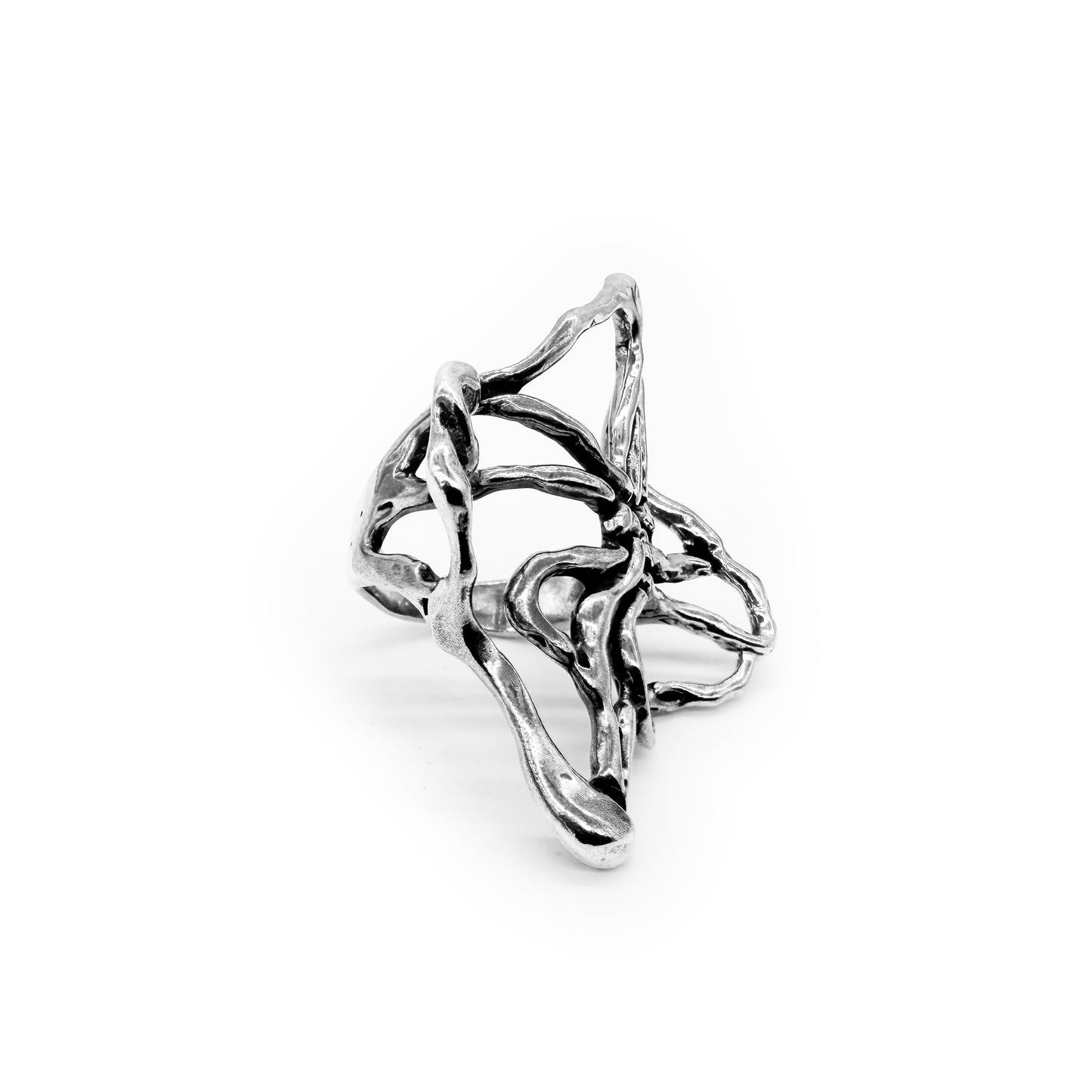 
                  
                    Shanyrak Silver Cocktail Ring
                  
                