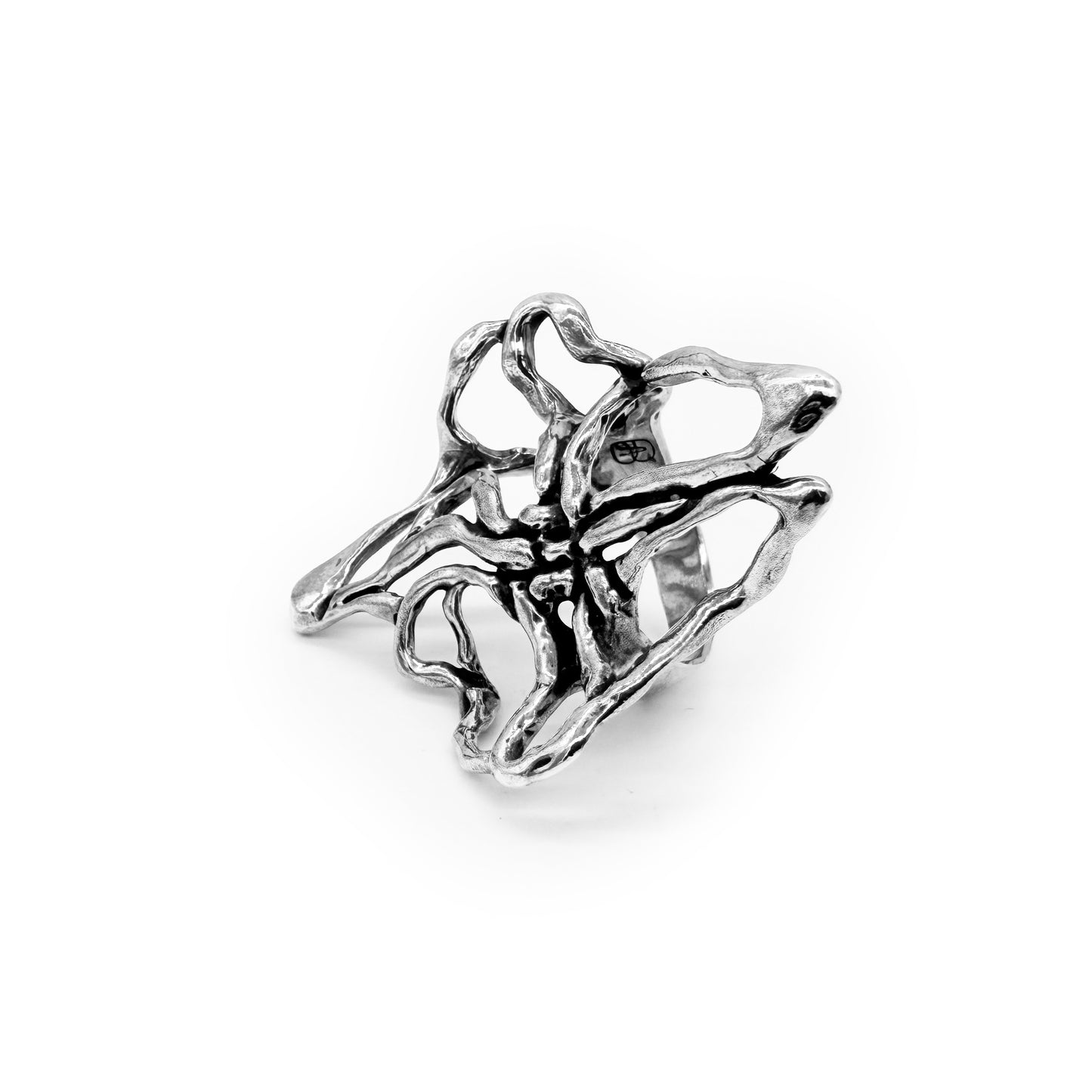 
                  
                    Shanyrak Silver Cocktail Ring
                  
                
