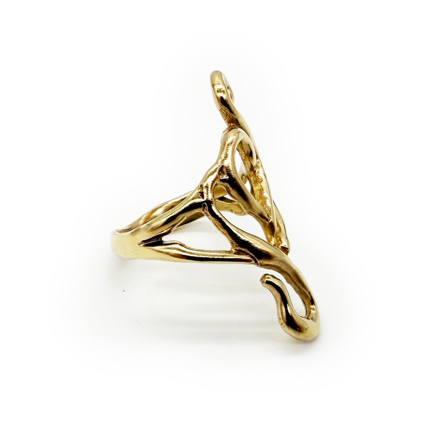 
                  
                    Tulpar Brass Cocktail Ring
                  
                