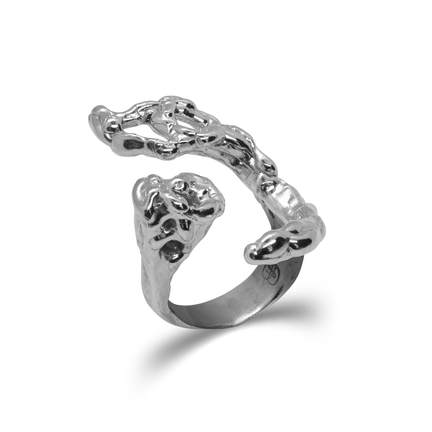 
                  
                    Crescent Ring - Spiritual Ring - Free Form Ring - Art Nouveau -Designer Jewelry - Organic Shape Ring - Sterling Silver Ring - Positive Ring - Inspiring Ring - Moon Ring
                  
                